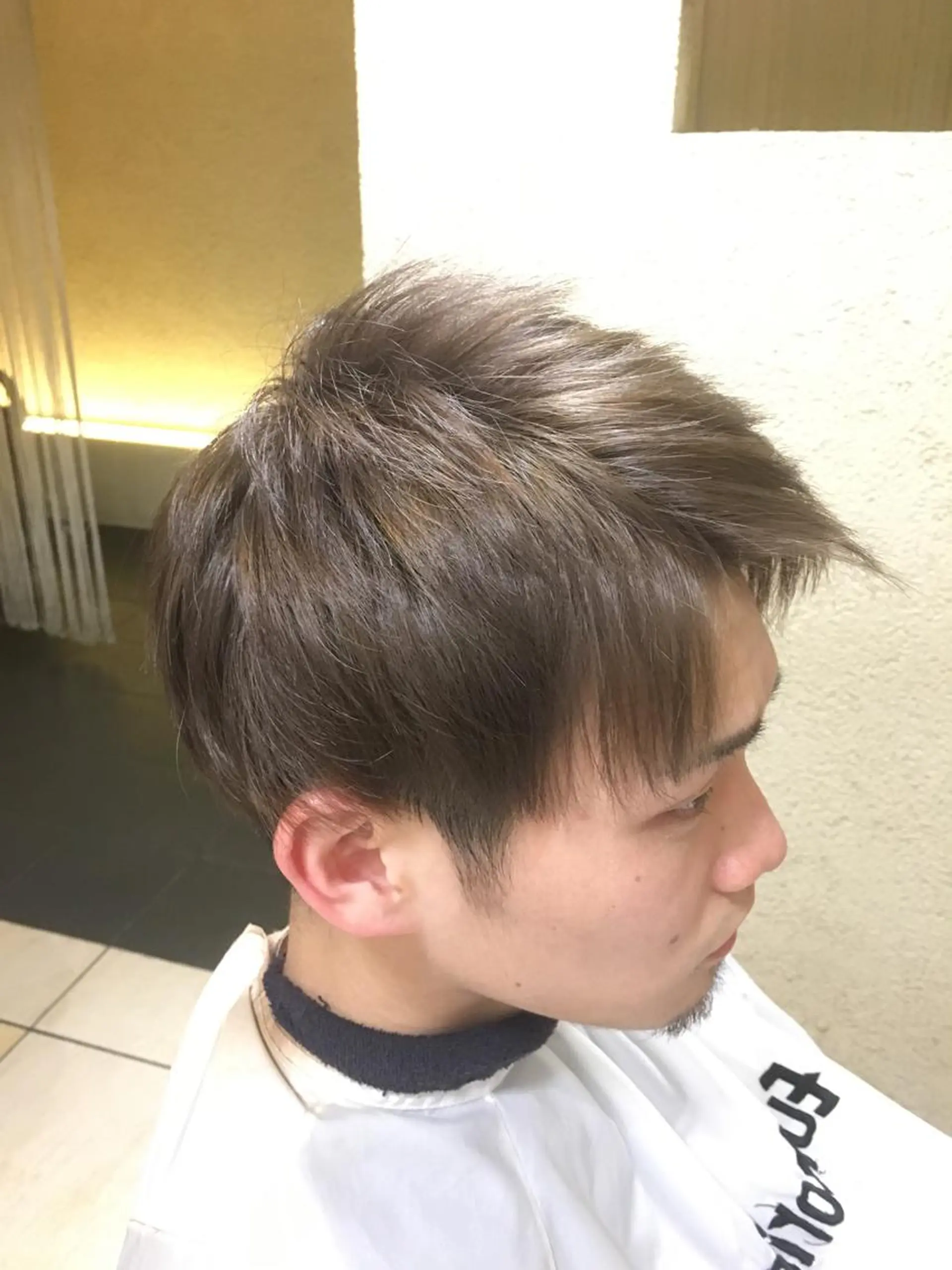 メンズ 顔周りの垢抜けヘア 立山愛梨のヘアスタイル