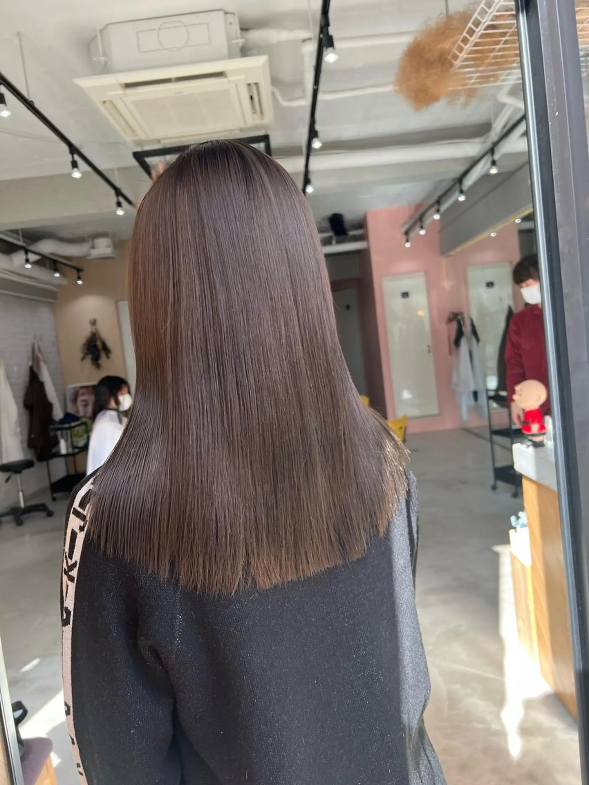 カラー 透明感カラー♡はるか 髪質改善ボブレイヤーのヘアスタイル