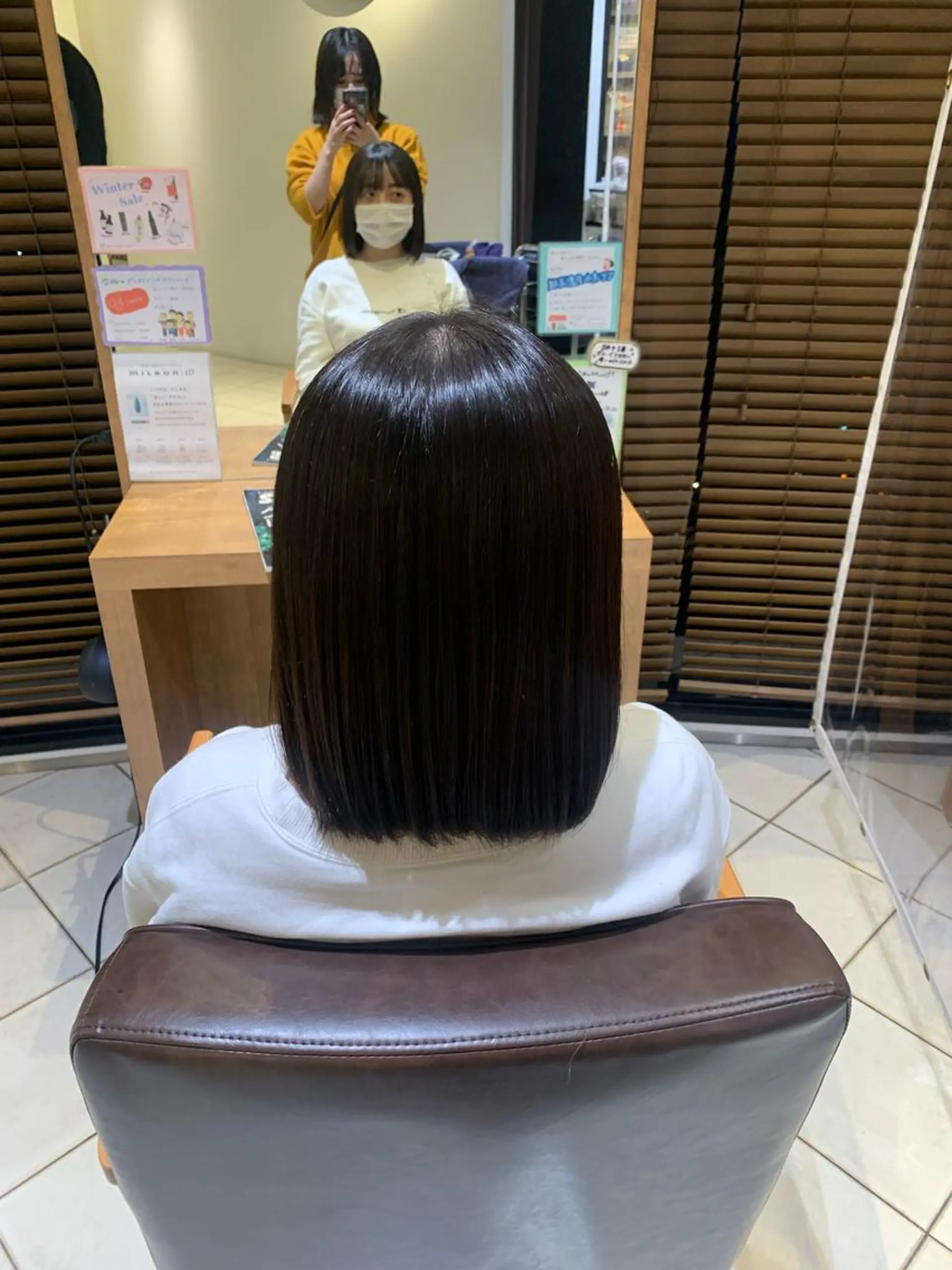 ミディアム ボブ 西宮北口/みなみのヘアスタイル