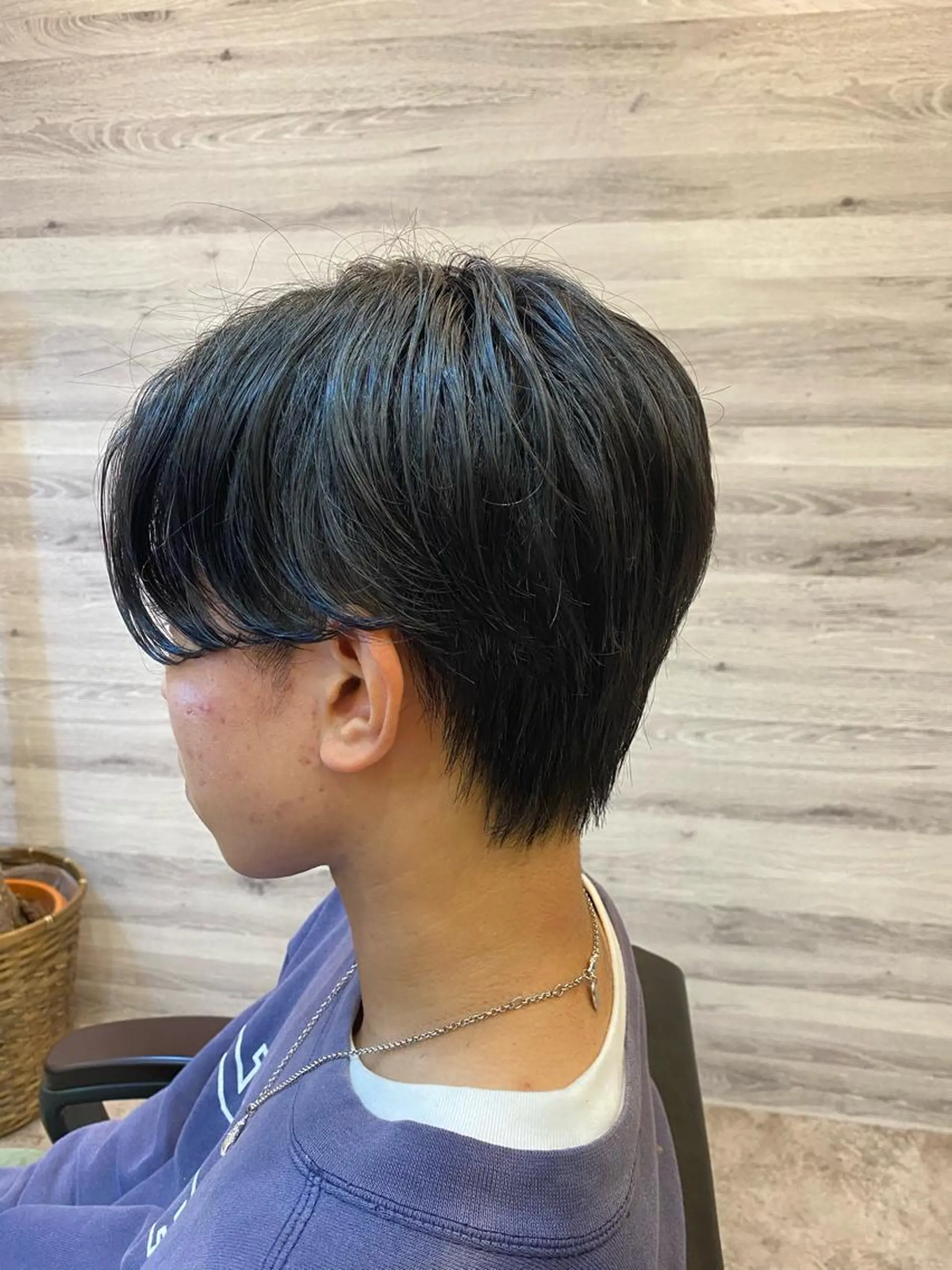 ショート パーマ メンズ センターパート マッシュ メンズパーマ 佐藤祐輔 メンズパーマのヘアスタイル