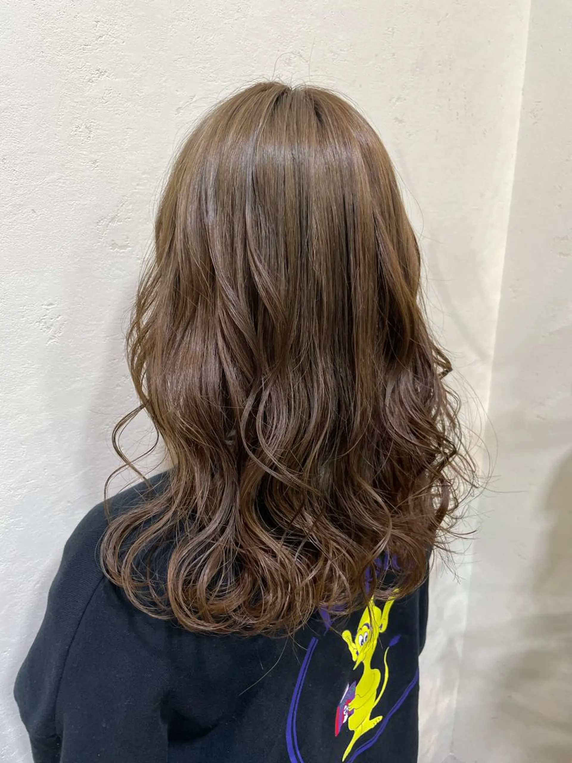 ミディアム ヘアカラー 齋藤 結愛のヘアスタイル