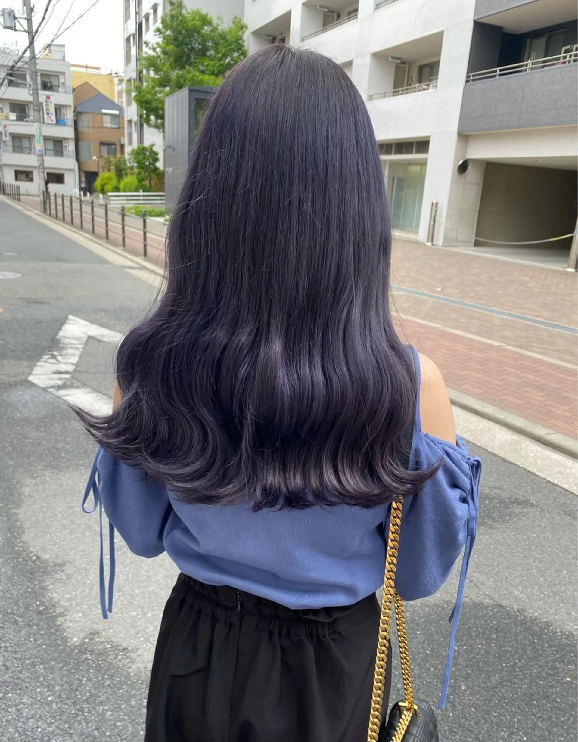 ロング カラー ブリーチ Rinka/梅田/ 透け感カラー🤎のヘアスタイル