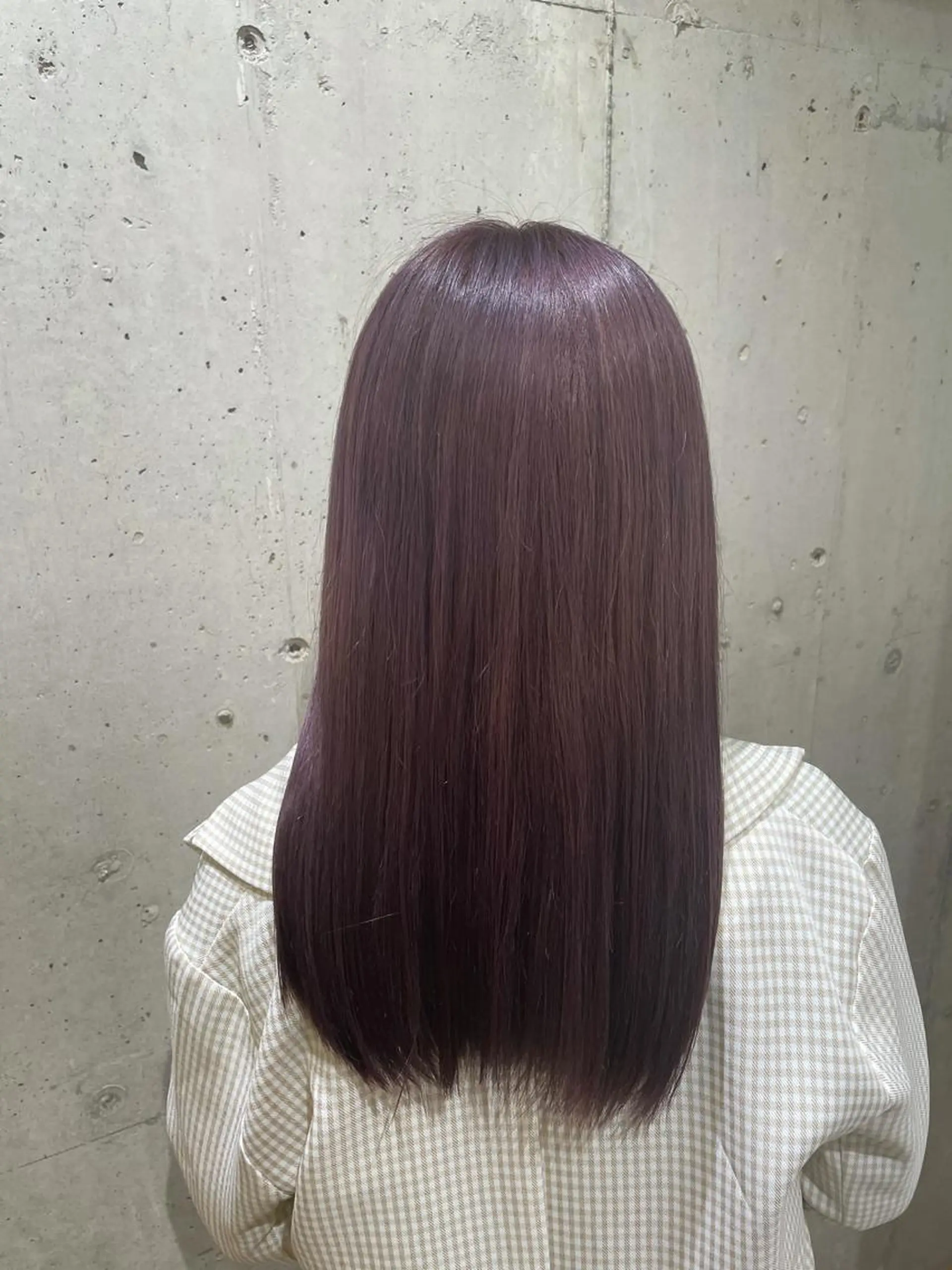 ロング カラー カット 縮毛矯正 山本 愛永のヘアスタイル
