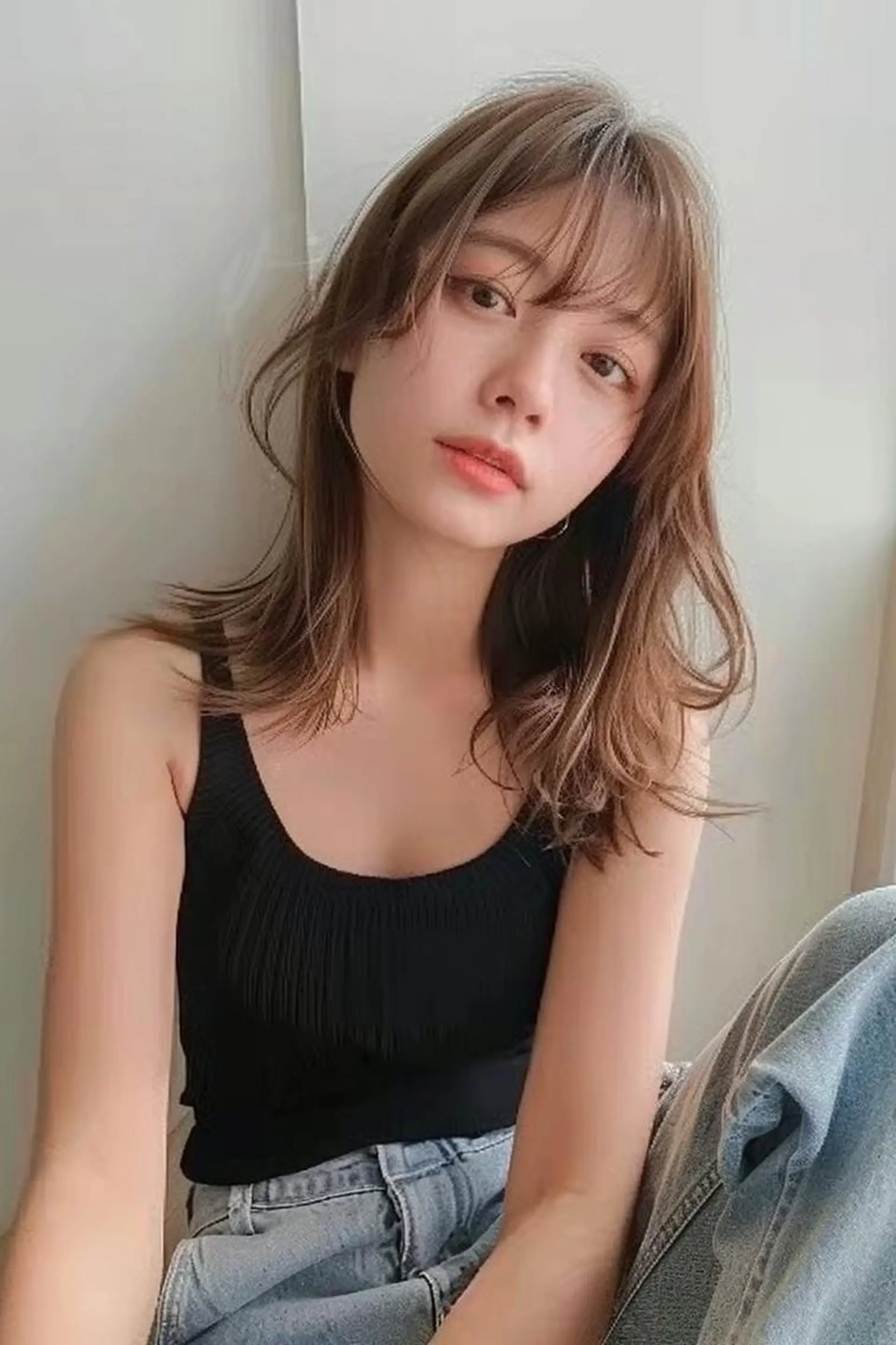 カラー セミロング 🌜 Lulu 🌛 公式/大通のヘアスタイル