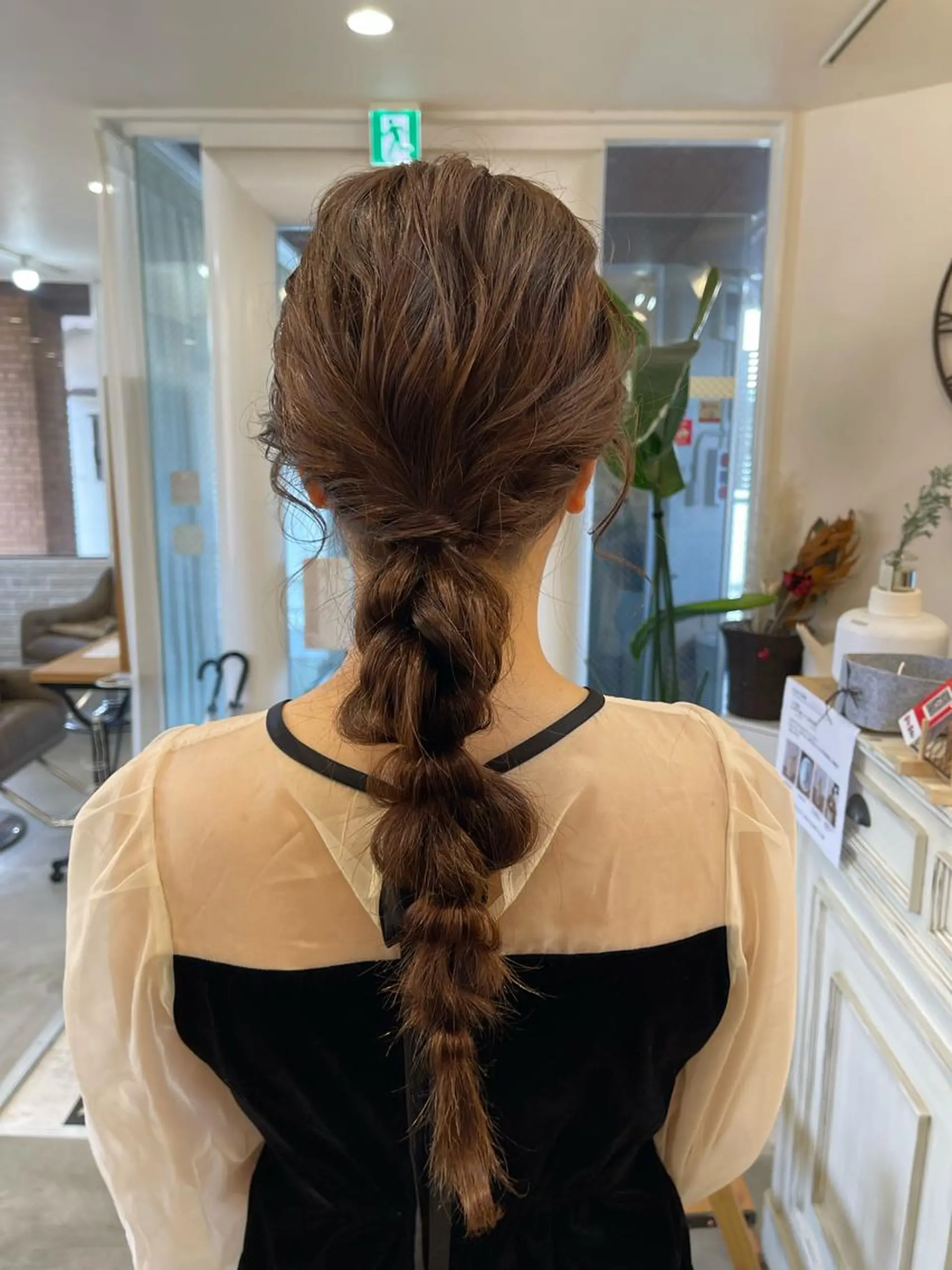 ロング 中堀 遥のヘアスタイル