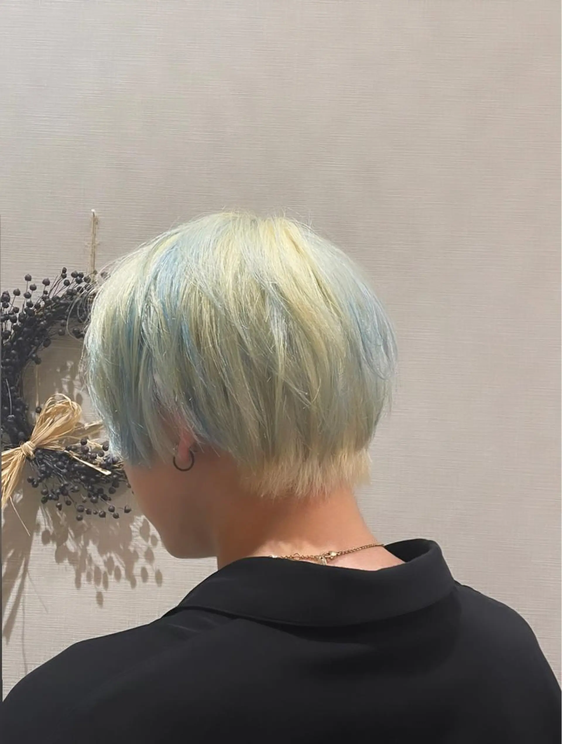 ショート メンズ メンズハイライト ハイライト 松永 佑弥のヘアスタイル