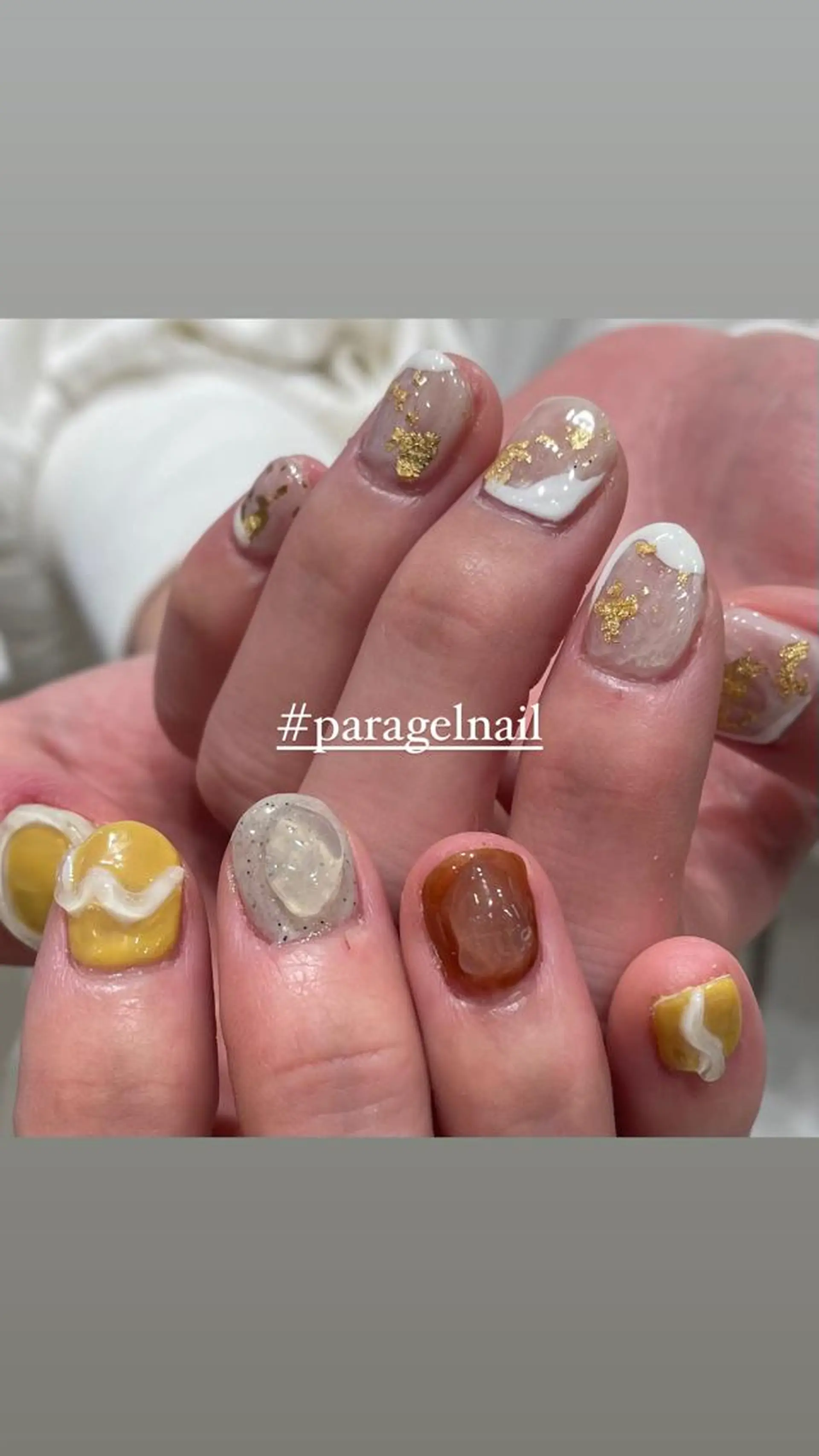 ネイル ニュアンスネイル ハンドネイル 淡色ネイル 🎀moeのネイルデザイン