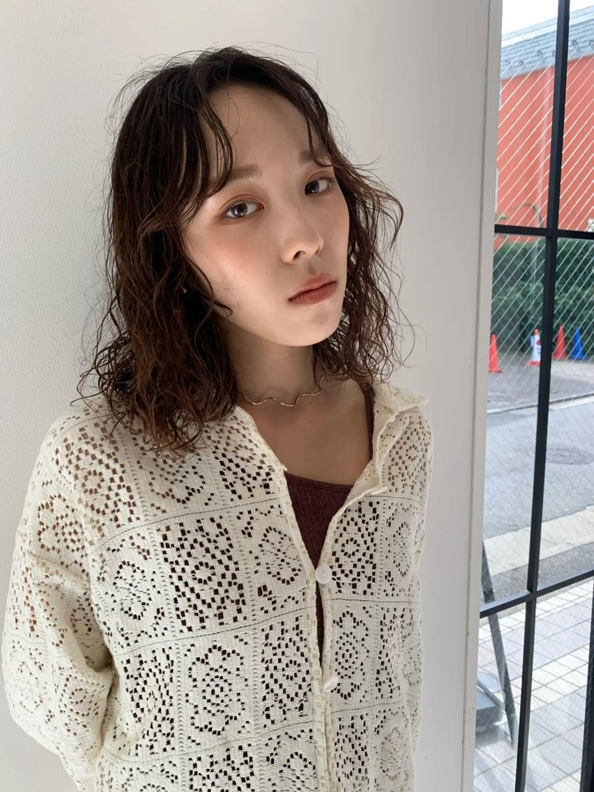 ミディアム カラー チバ タクミのヘアスタイル