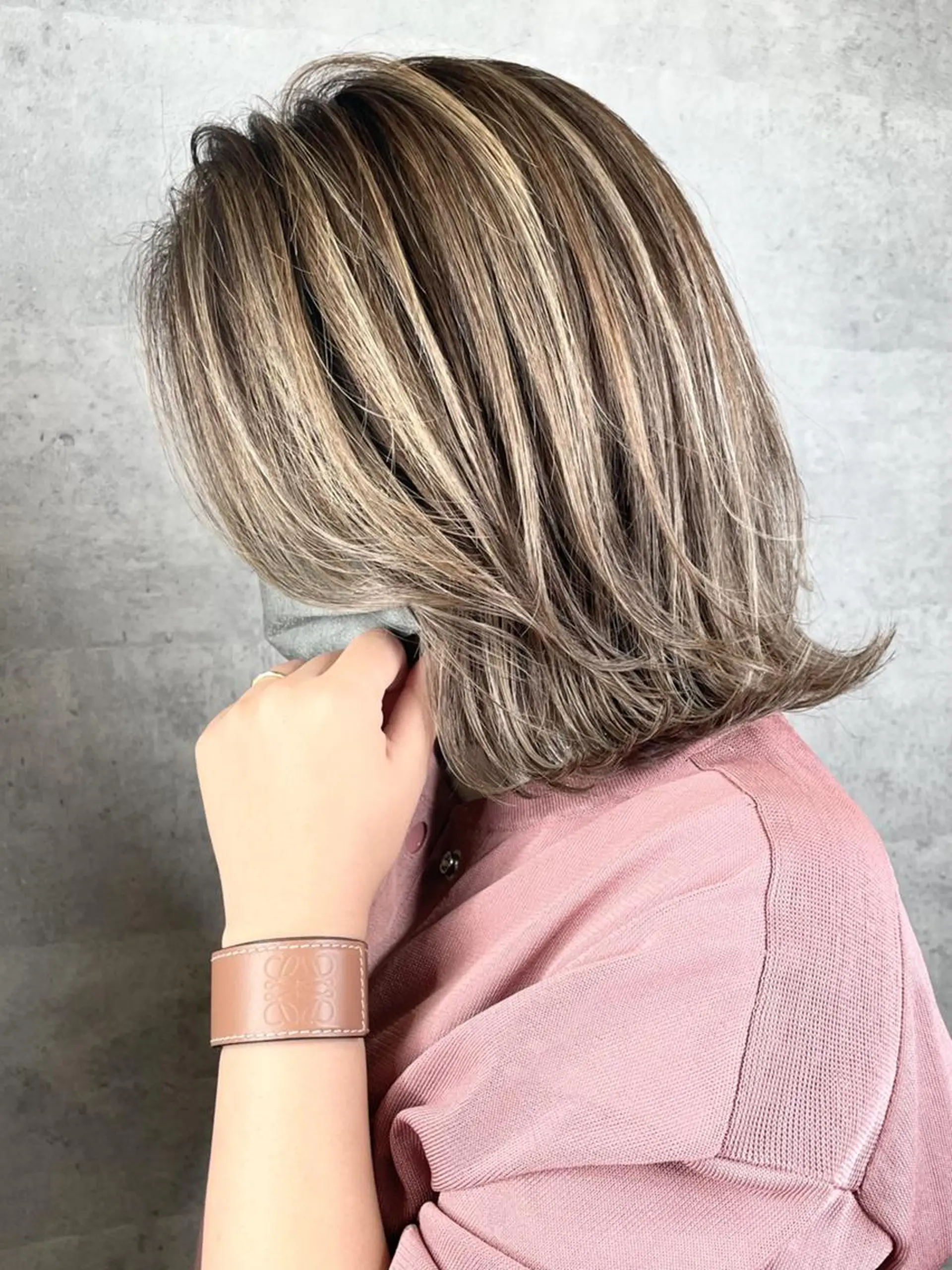 カラー セミロング ダブルカラー グラデーションカラー ハイライトカラー イルミナカラー インナーカラー カット ヘアカラー BUCKS【天王寺】 バックス【駅30秒】のヘアスタイル