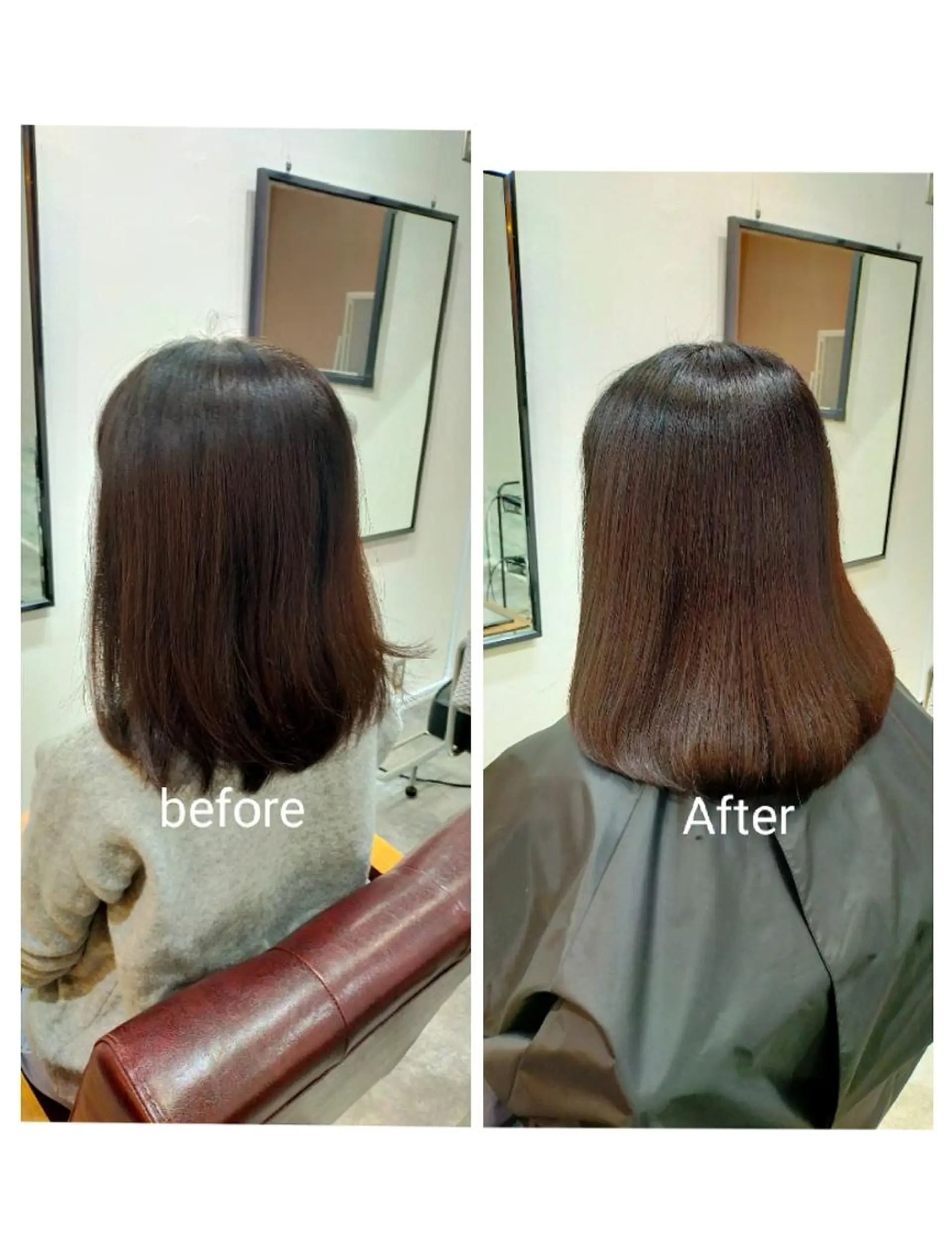 ミディアム カラー トリートメント カット ヘアカラー トリートメント 水素トリートメント／ 髪質改善/ナカノメのヘアスタイル