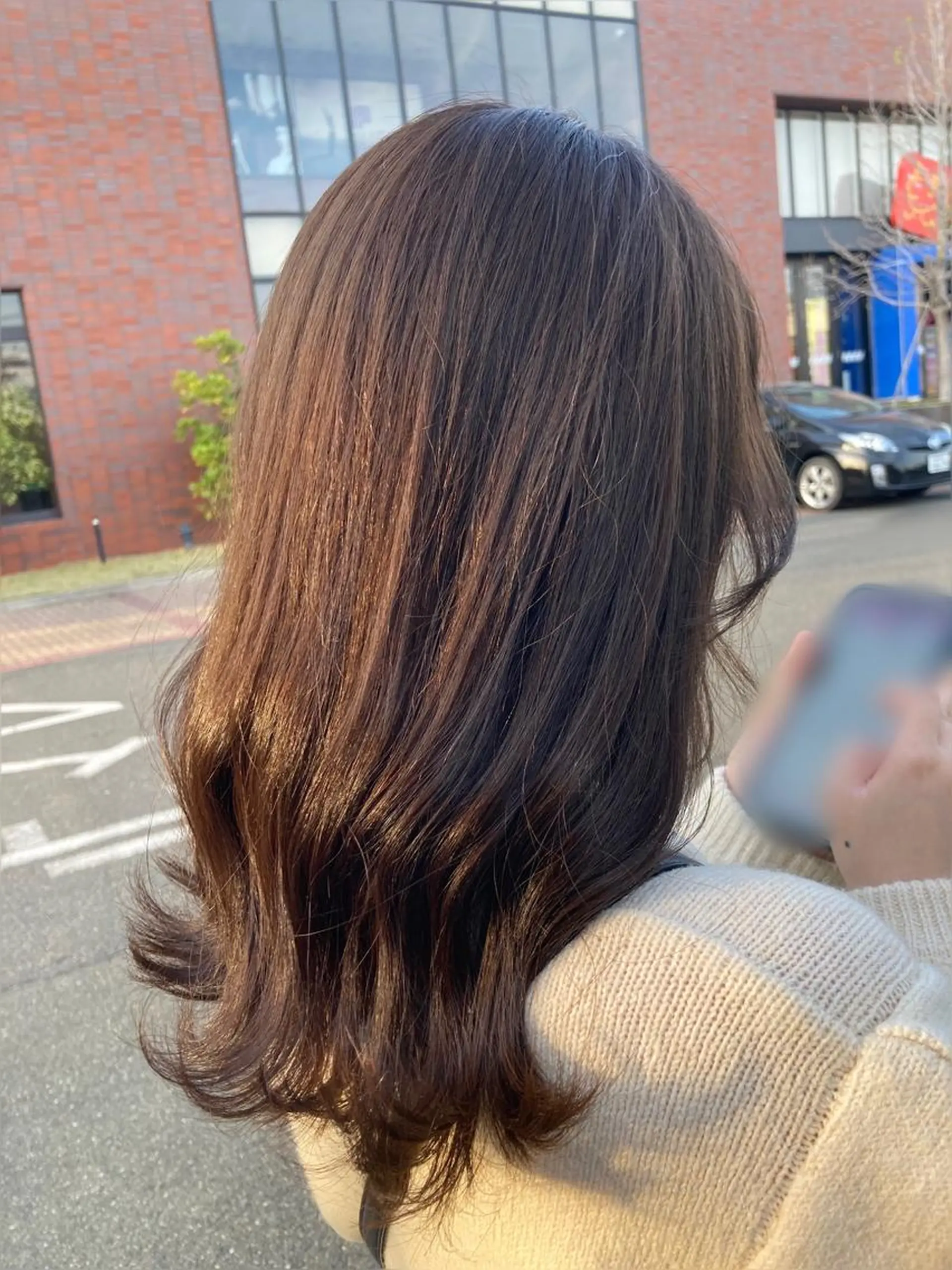 カラー 加納 彬華のヘアスタイル