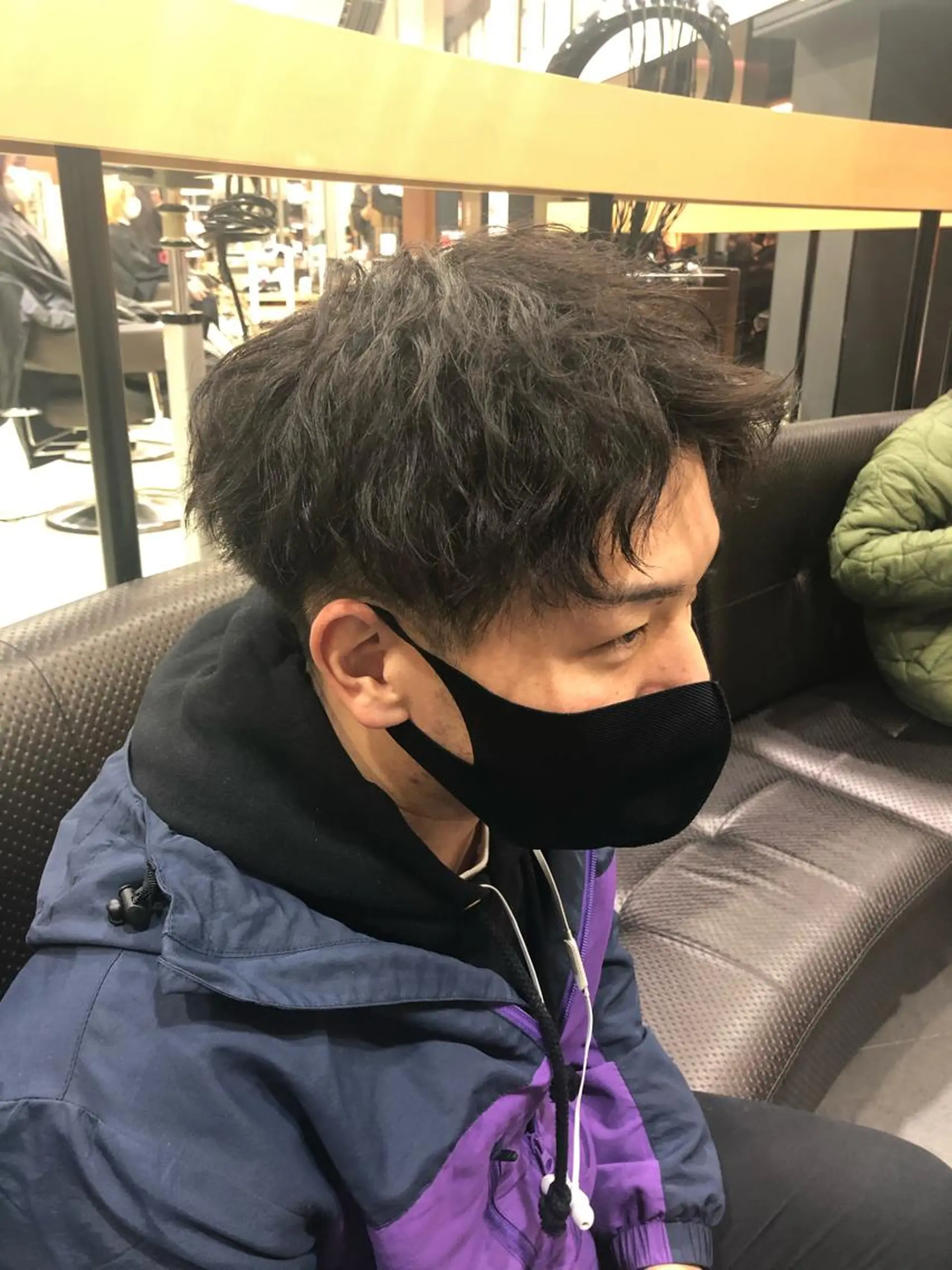 ショート パーマ メンズ カット パーマ ヘアセット シェアサロンJAM吉祥寺所属・メンズ特化 古賀陸斗のヘアスタイル