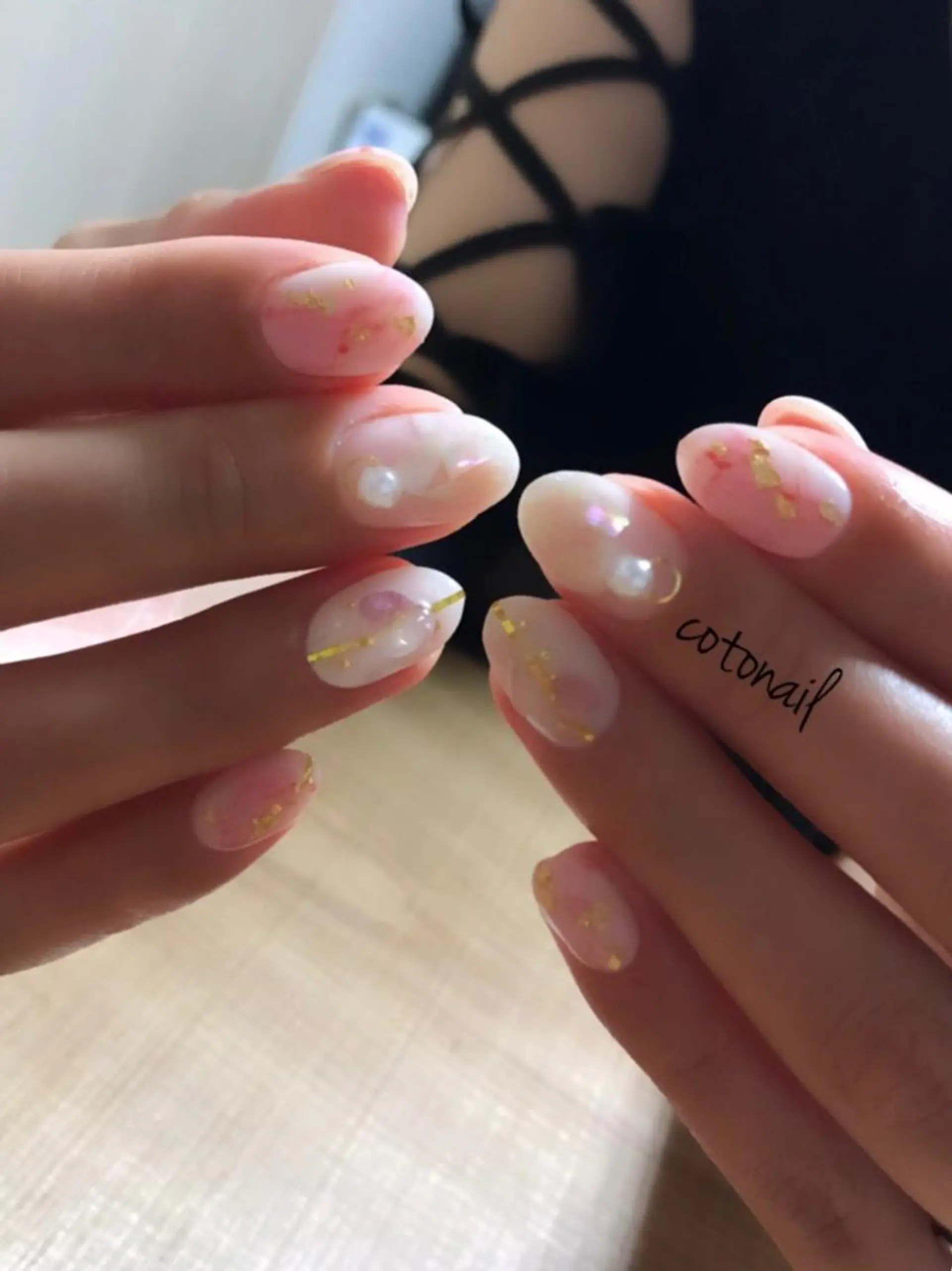 ショート ネイル ツメトマツゲ .のネイルデザイン