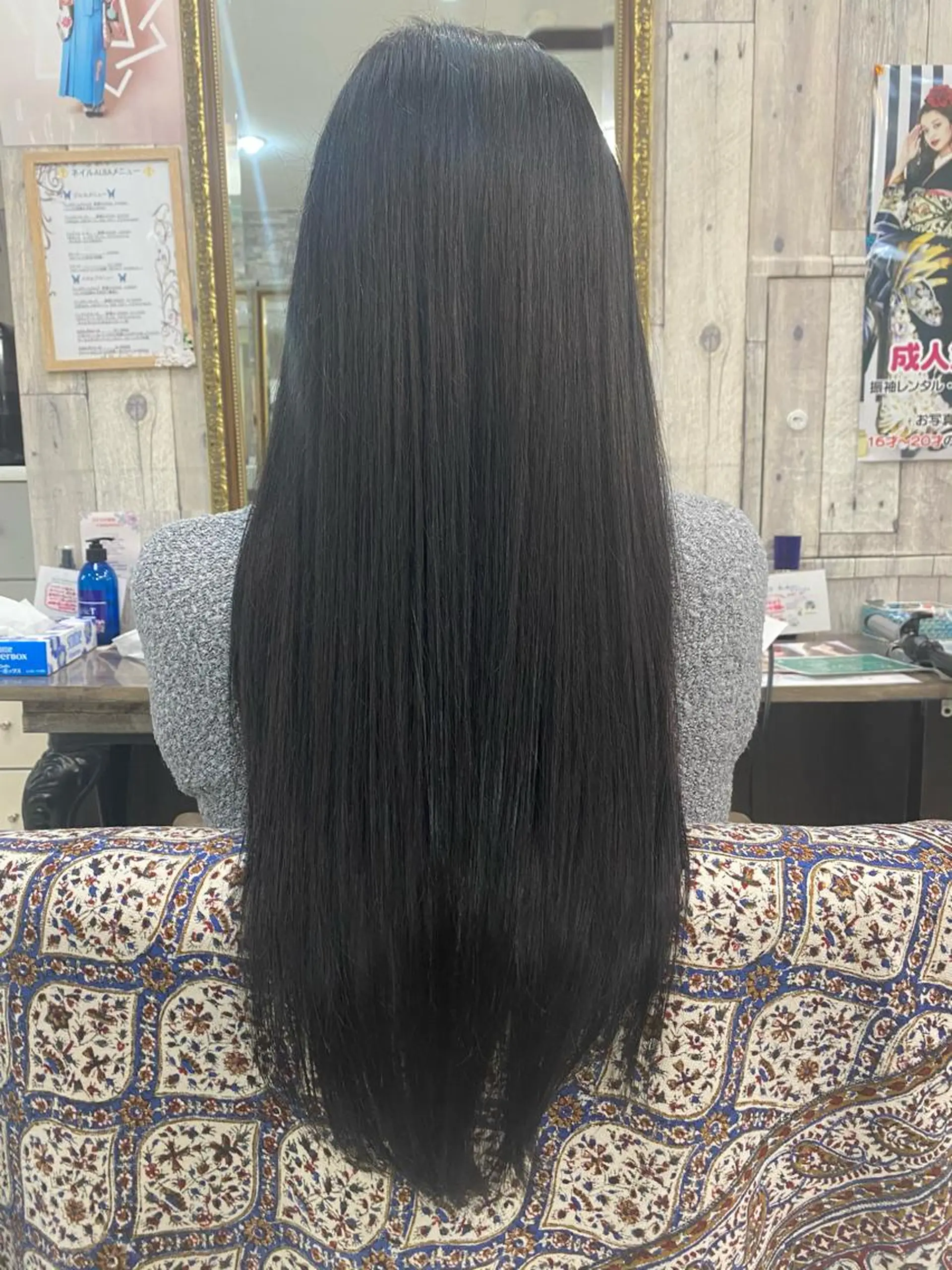 ロング ヘアカラー トリートメント Arphy/ /のヘアスタイル