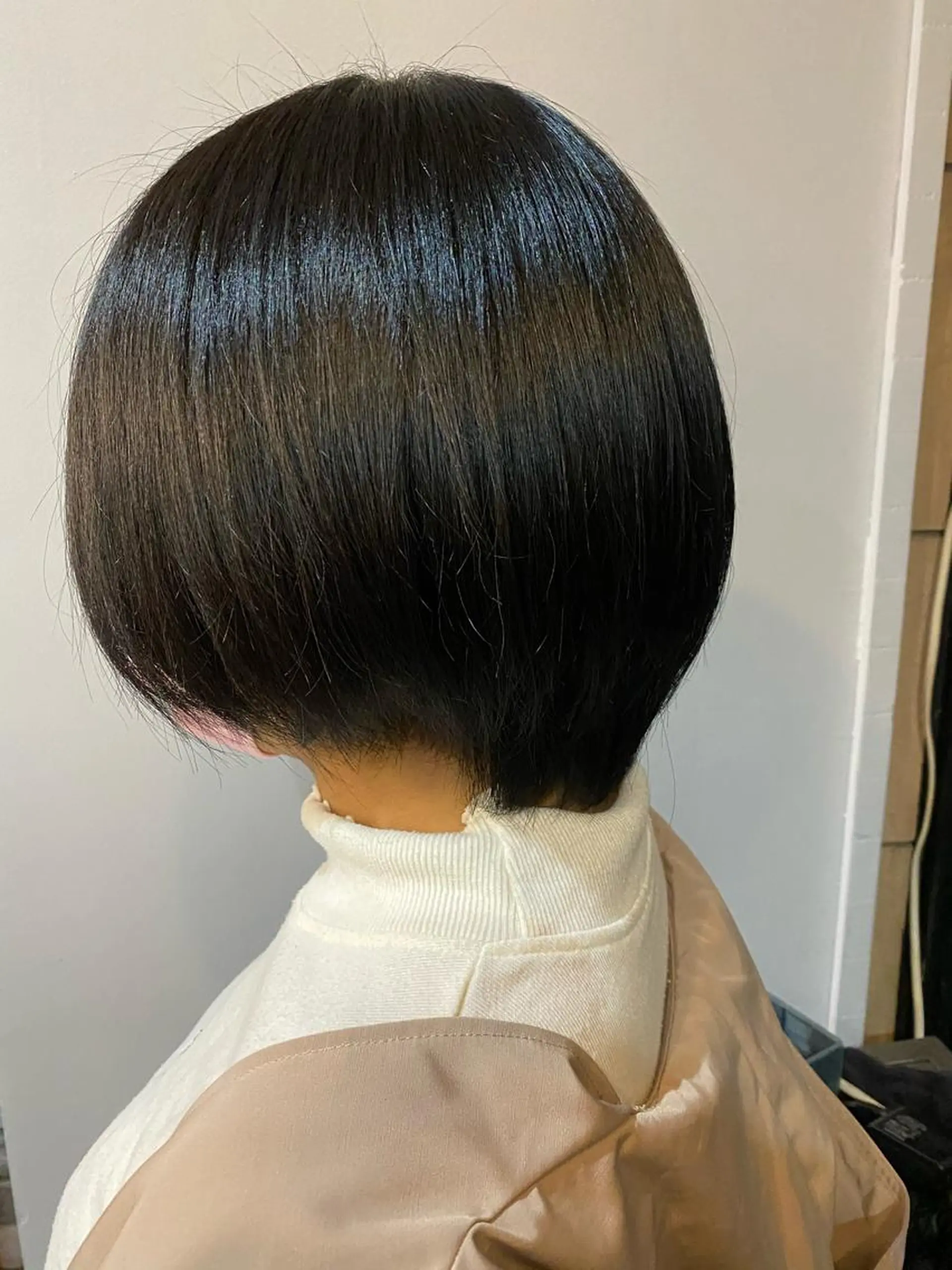 ショート カラー 黒髪 カット ヘアカラー トリートメント 特殊カラー特化 ✂️SHIAN フジのヘアスタイル