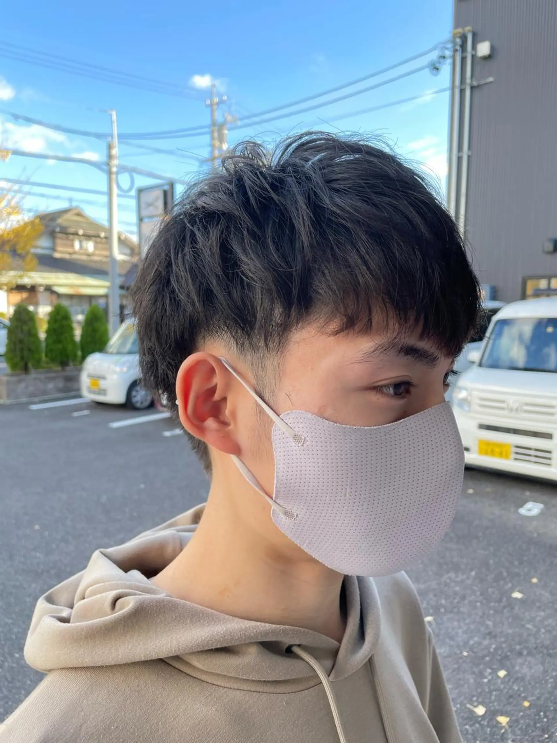 ショート メンズ 刈り上げ くせ毛 RAPTURE 宝地店のヘアスタイル