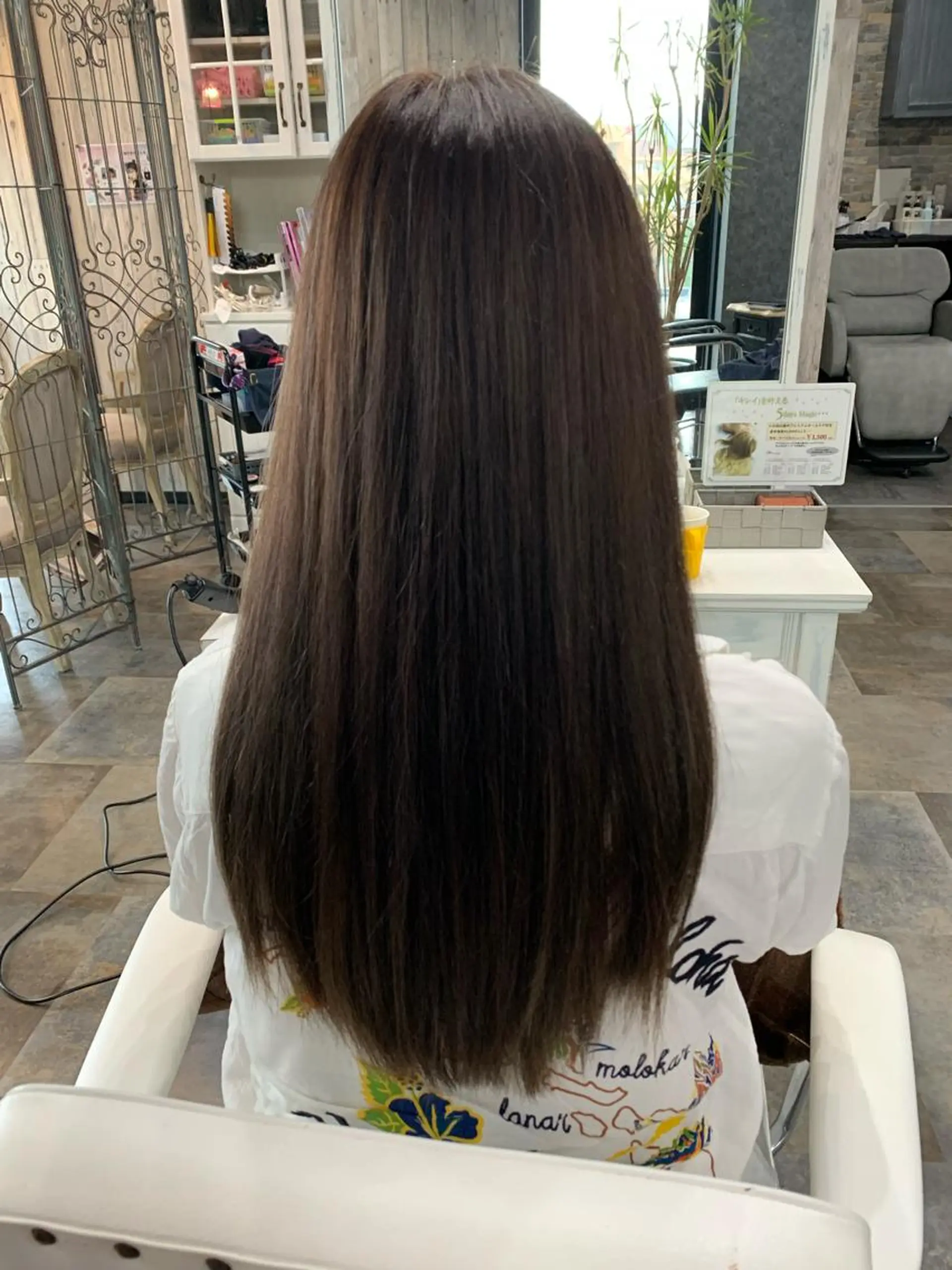 セミロング パーマ 髪質改善 トリートメント solon船橋2nd Amiのヘアスタイル