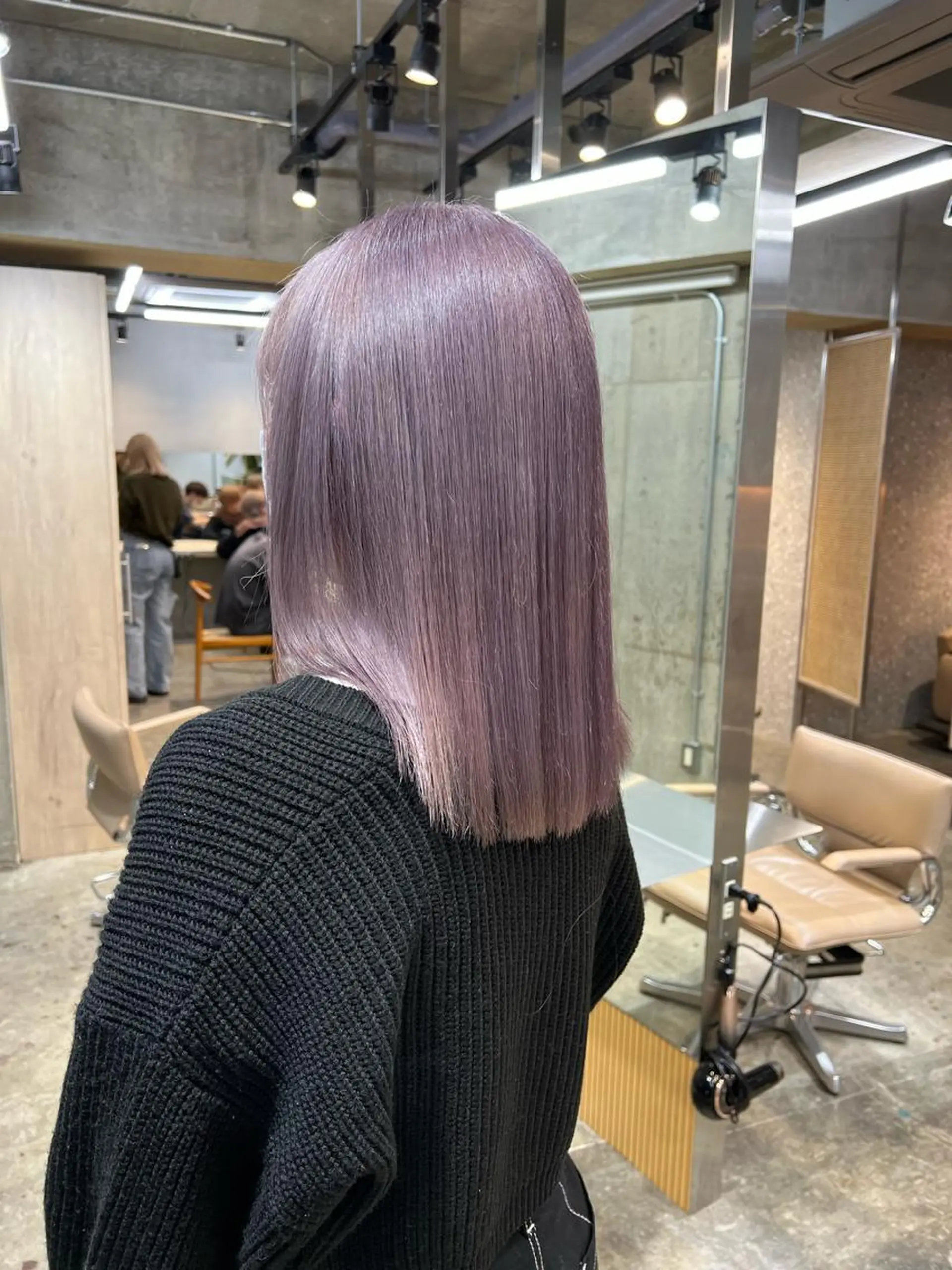 ロング ボブカット 💎坪谷のヘアスタイル