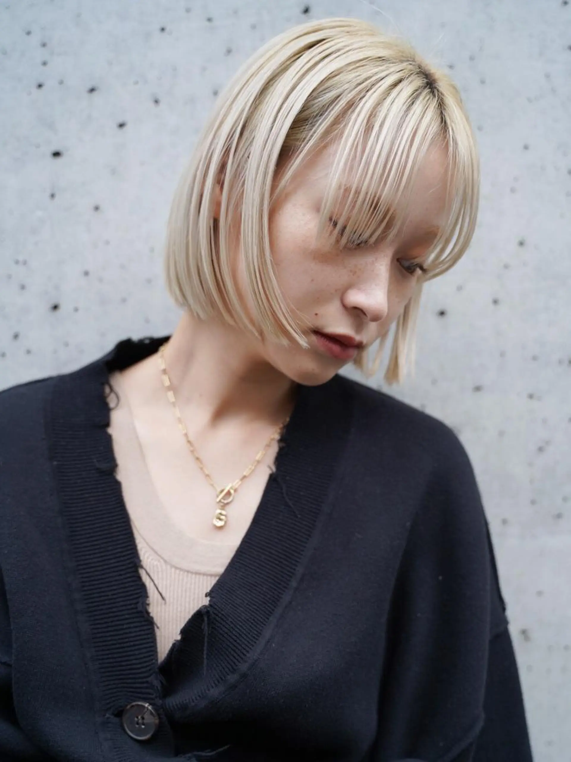 ミディアム カラー ヘアアレンジ ミディアムパーマ アクアカラー ダブルカラー グラデーションカラー ハイライトカラー 💈Chlom💈_ 公式_NewOpenのヘアスタイル