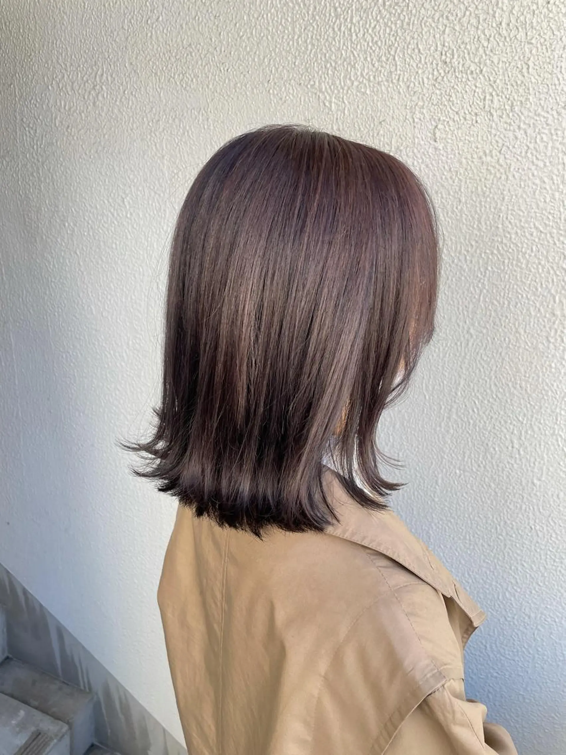 ミディアム カラー カット ヘアカラー トリートメント ヘッドスパ ヘアセット ベージュカラー💖 やすひろのヘアスタイル