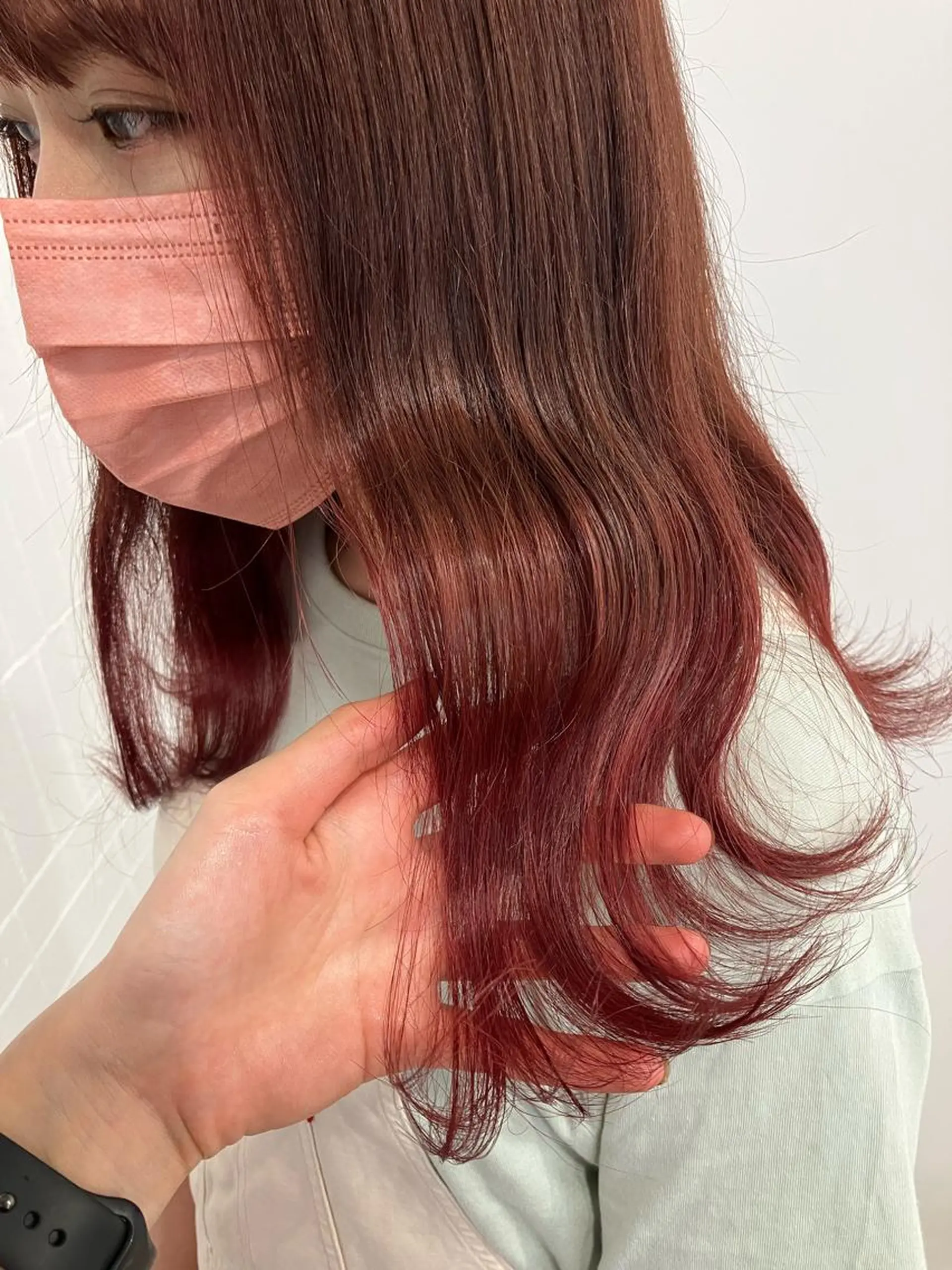 ミディアム カラー ヘアカラー トリートメント ヘアセット 🥣ミコト/ウルフ ハイトーン特化🥣のヘアスタイル