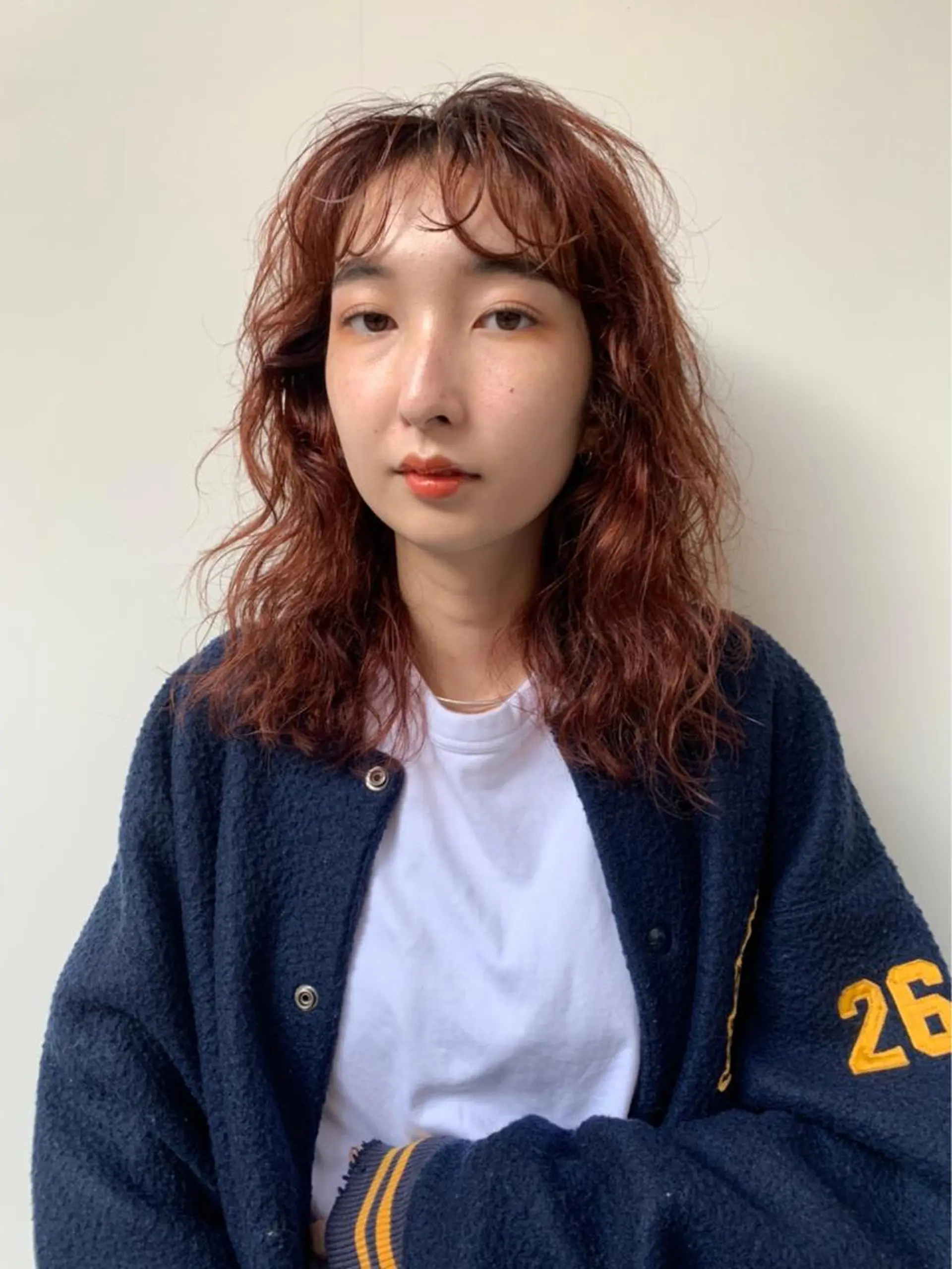 セミロング カラー パーマ NATSUKI 🌙のヘアスタイル