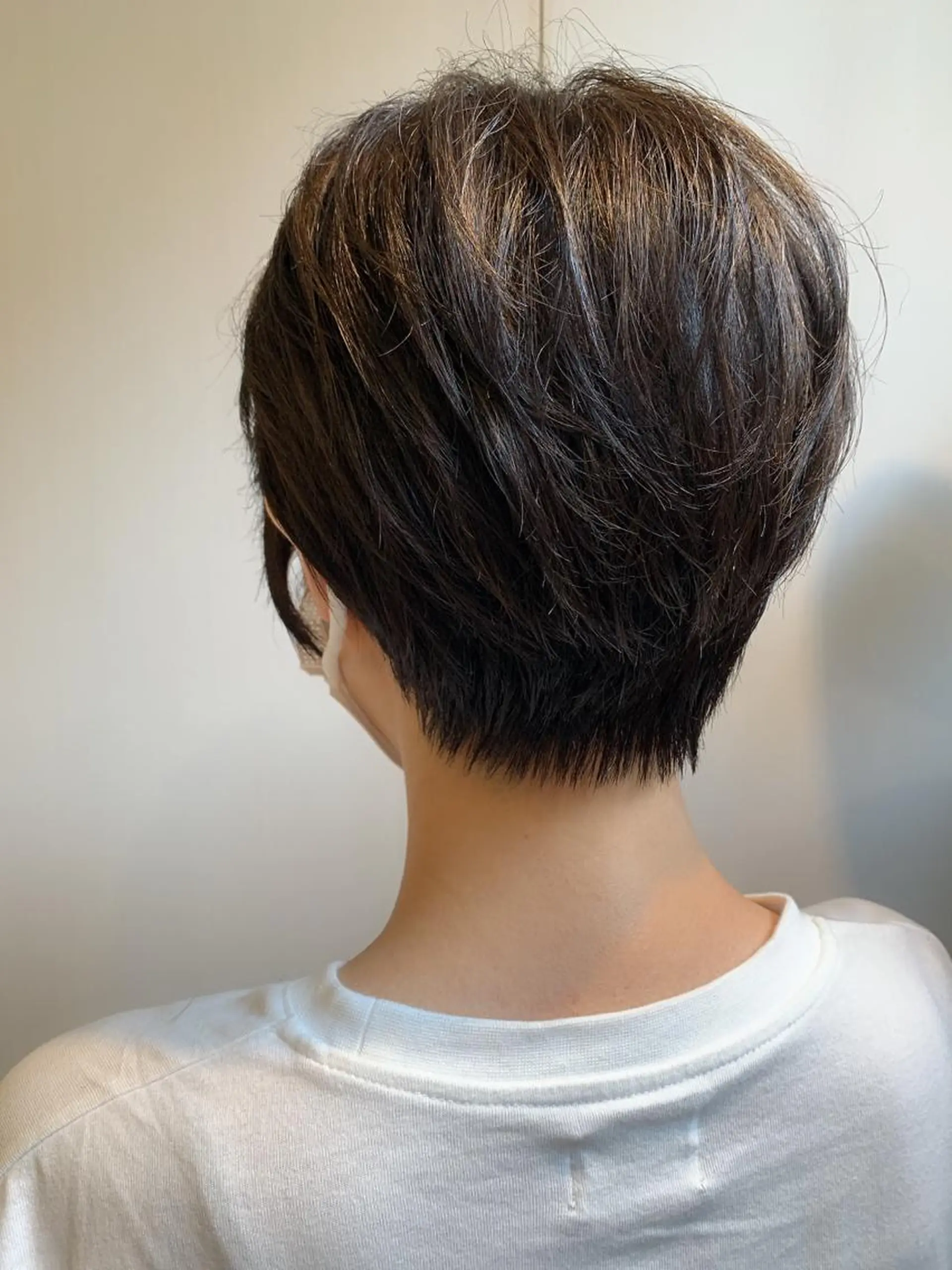 ショート カット ヘアカラー トリートメント 縮毛/ショート/ ボブ/レイヤー/小原のヘアスタイル