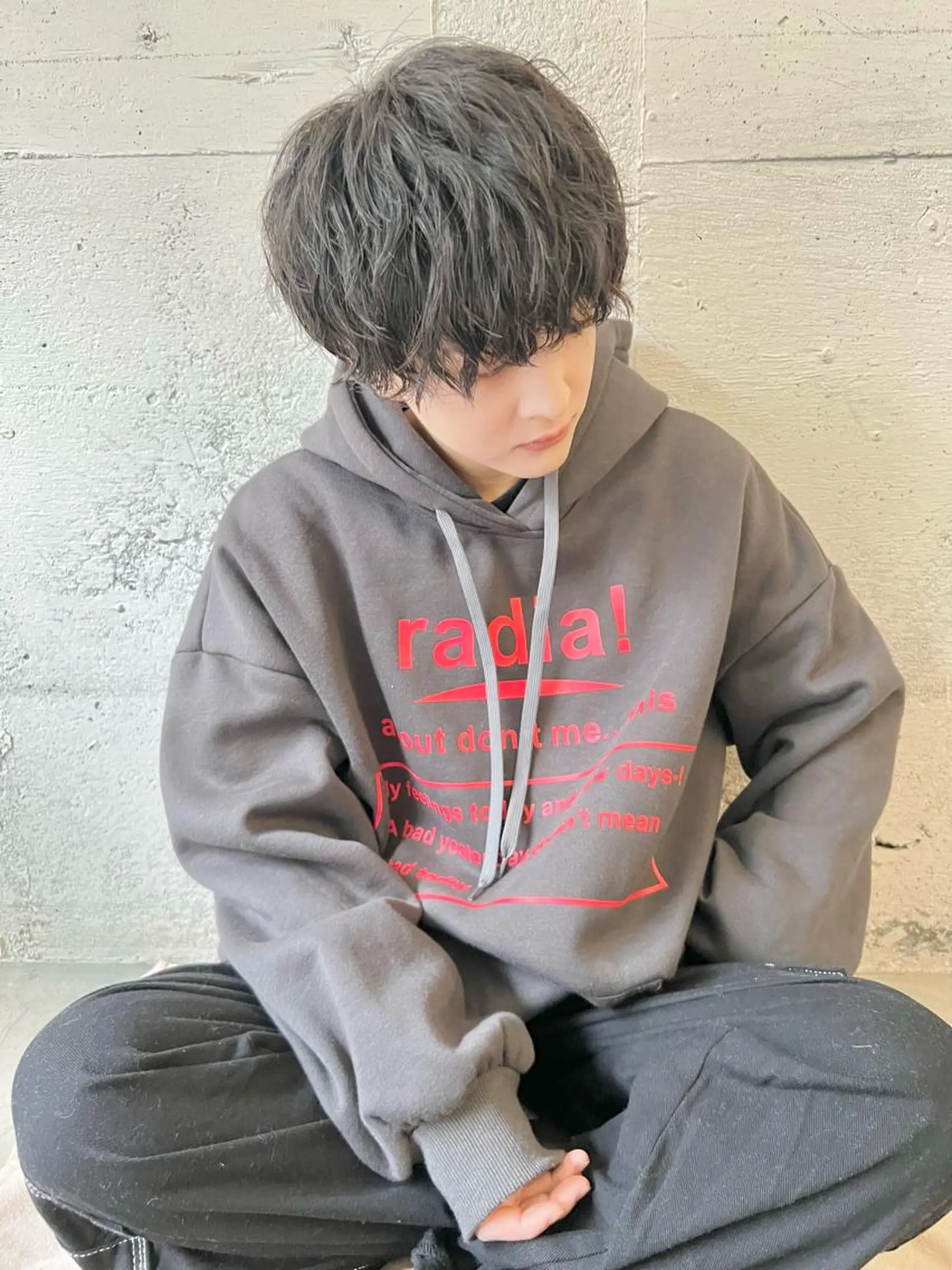 ショート パーマ メンズ メンズパーマ スパイラルパーマ カット メンズパーマ/フェ ザーパーマ/古川晴輝のヘアスタイル