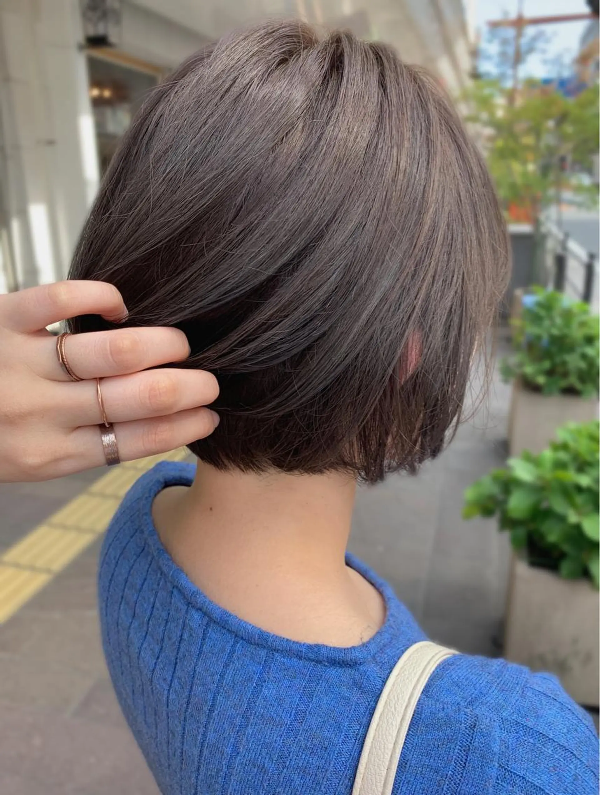 ショート カラー アッシュ ブリーチ ブリーチなしカラー カット ヘアカラー トリートメント m ā l o.🌷 サカモトマイコのヘアスタイル