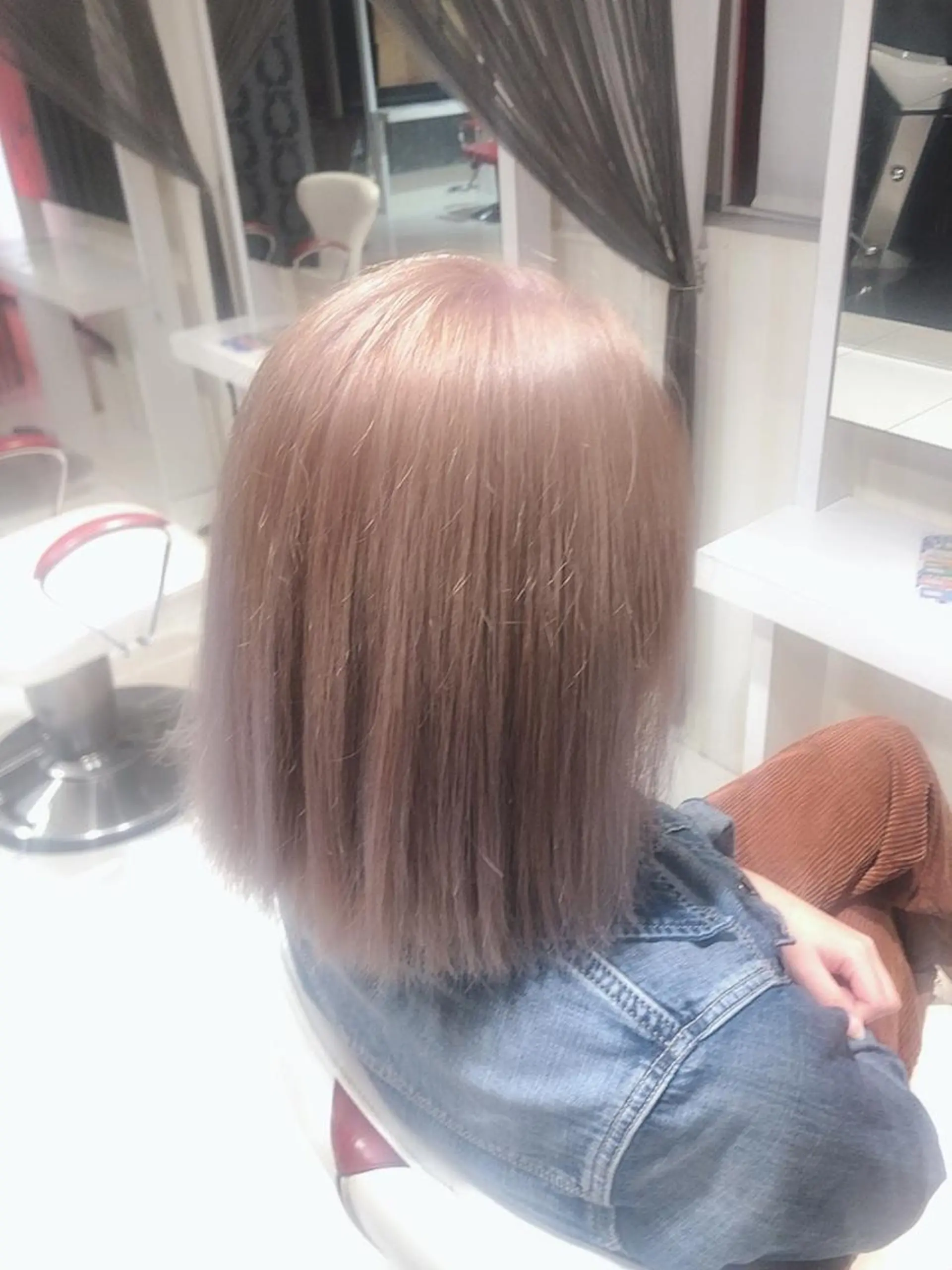 セミロング カラー ⭐️髪質改善⭐️ 大野輝のヘアスタイル