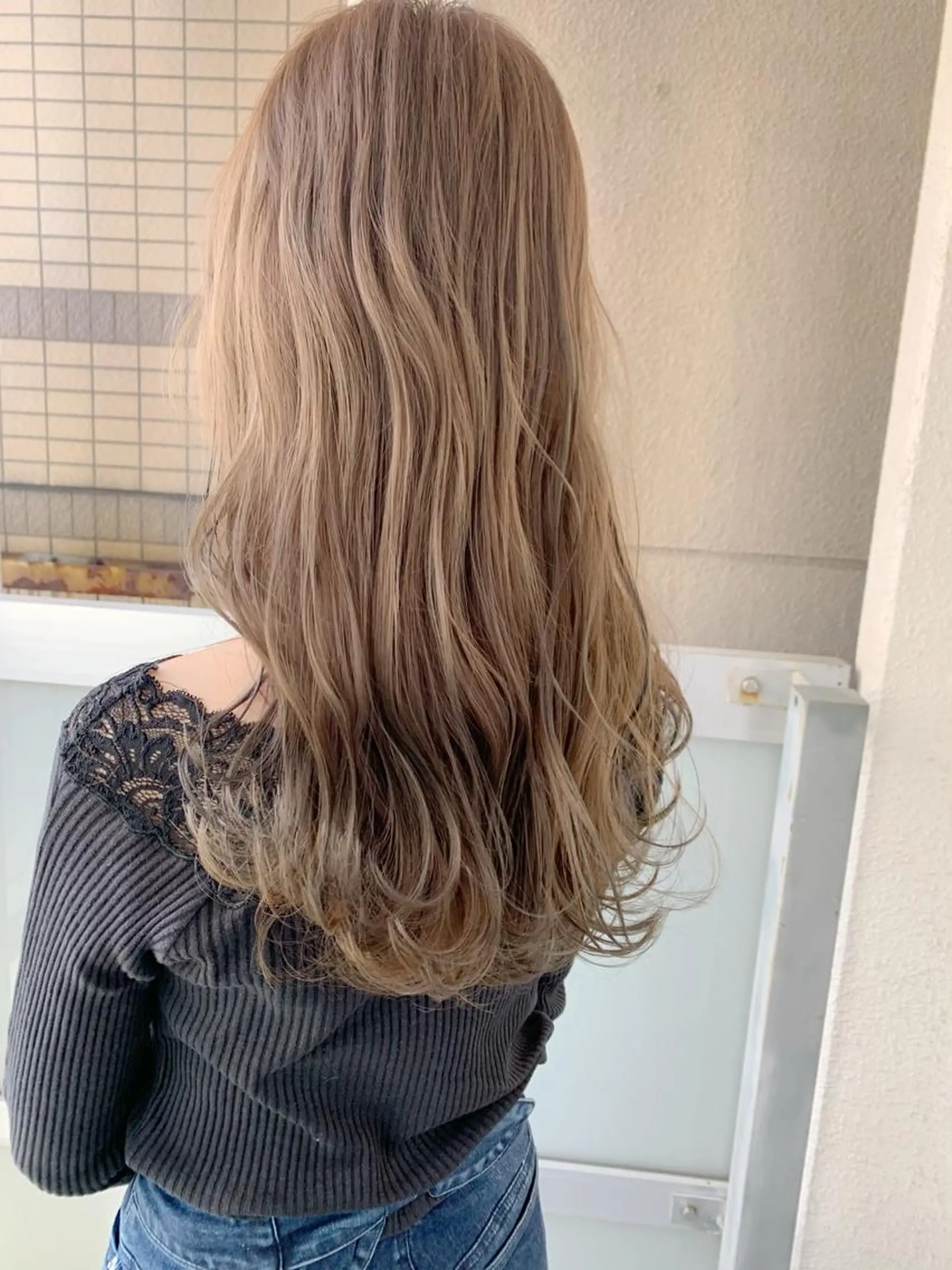 ロング カラー 古田 昂也のヘアスタイル