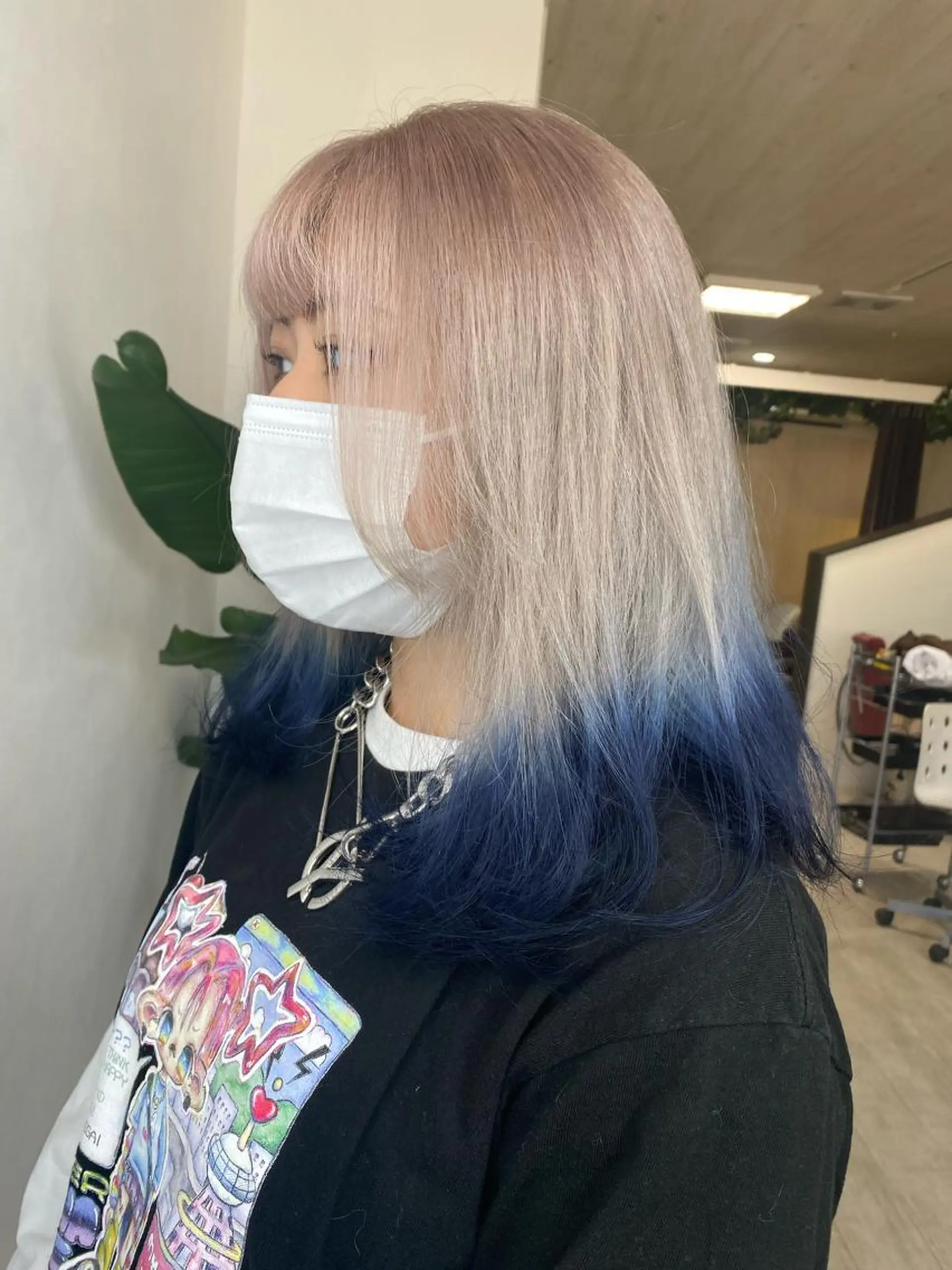 セミロング ヘアカラー 🔥金山 諒平🔥のヘアスタイル