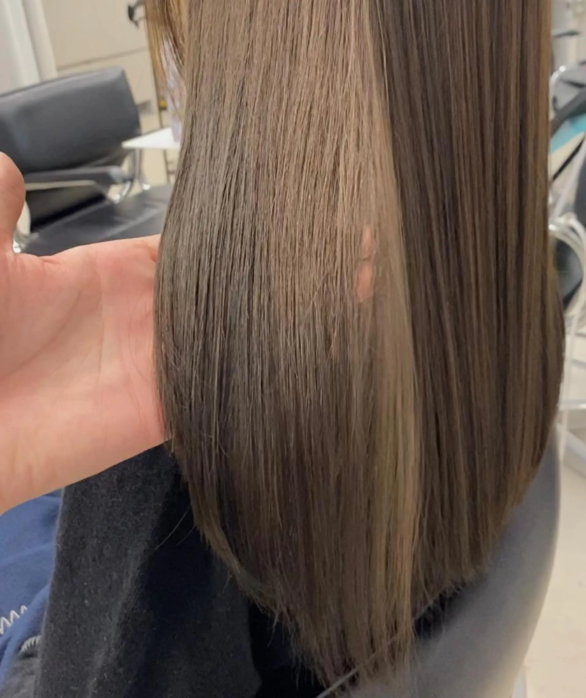 ミディアム ヘアカラー トリートメント オリーブ🌿ブリーチ なし◎Azusaのヘアスタイル