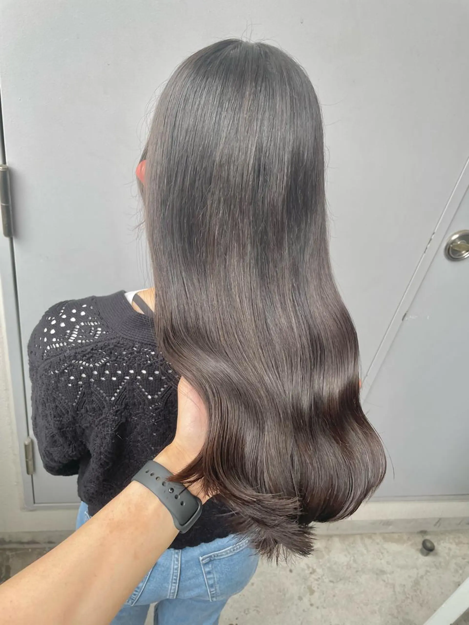 ロング カラー カット ヘアカラー トリートメント ヘッドスパ ヘアセット ベージュカラー💖 やすひろのヘアスタイル