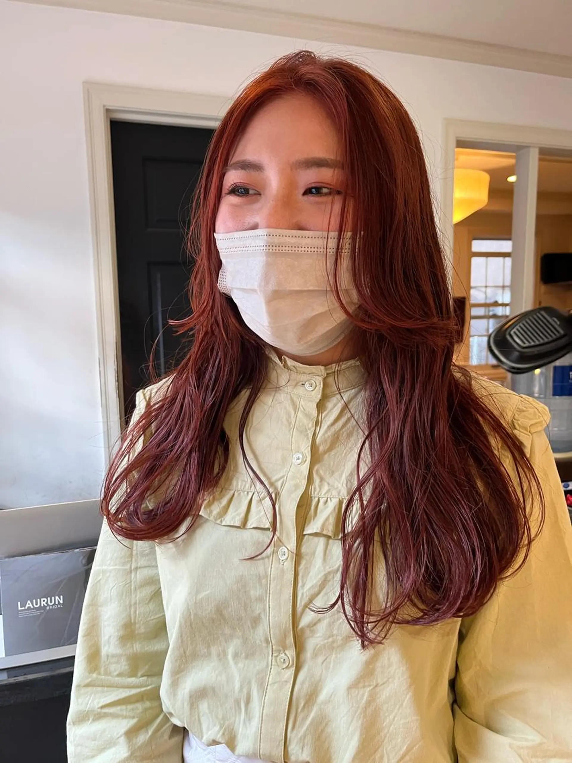 ロング カラー eri kinjoのヘアスタイル