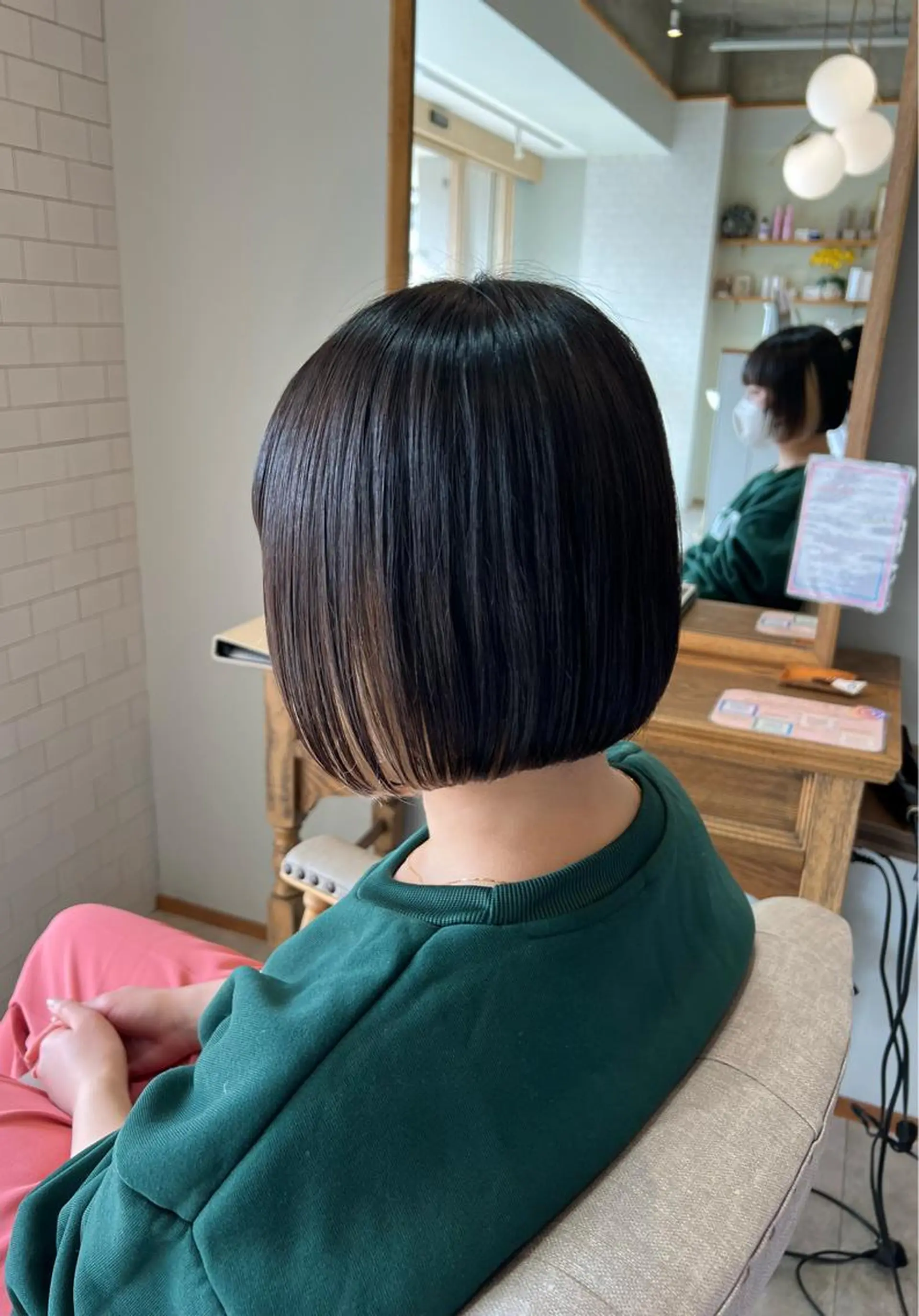 ショート カラー ぱつボブ/ ショート/YUKIのヘアスタイル