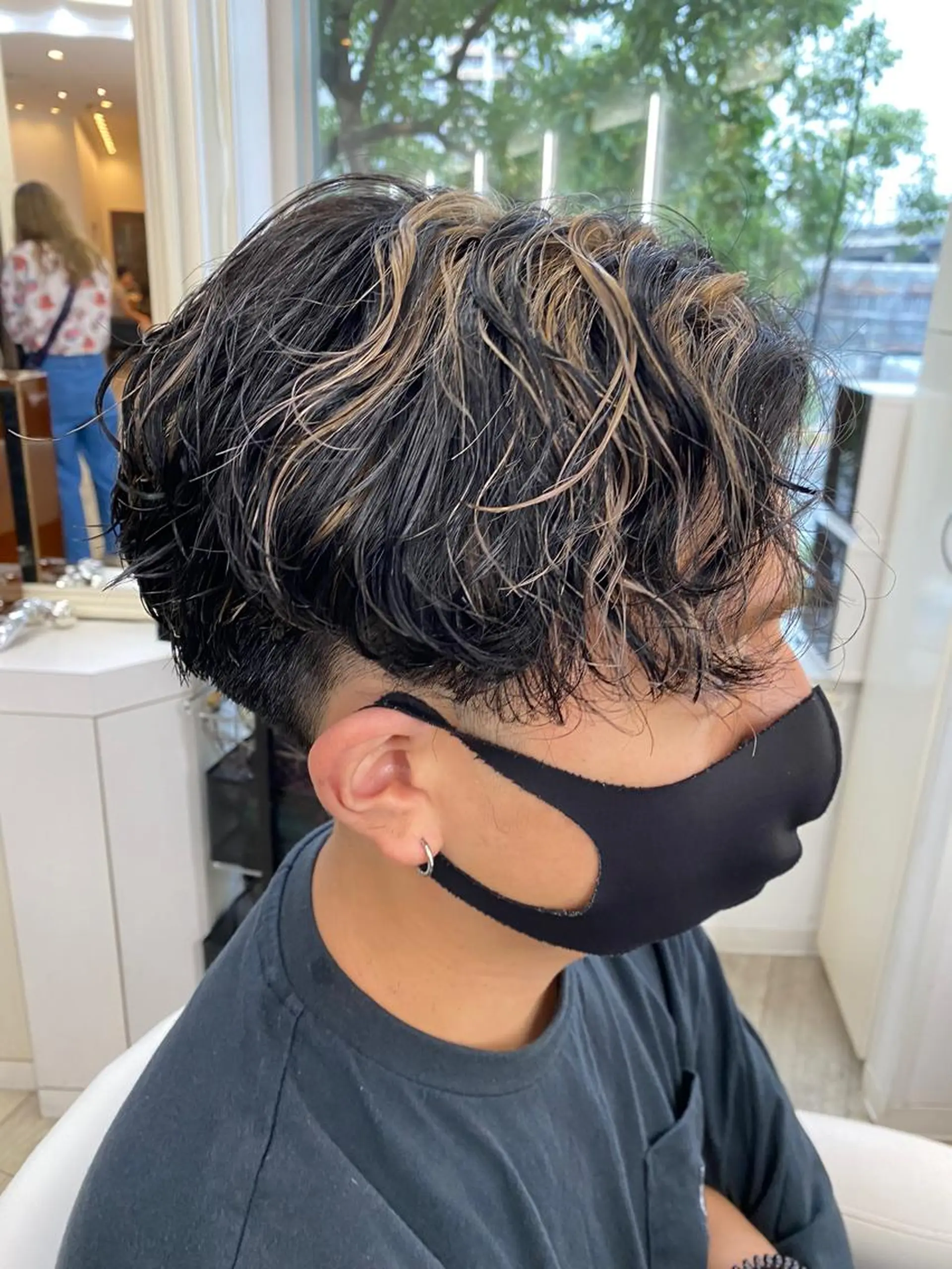 パーマ メンズ カット パーマ 市川 博紀 店長のヘアスタイル