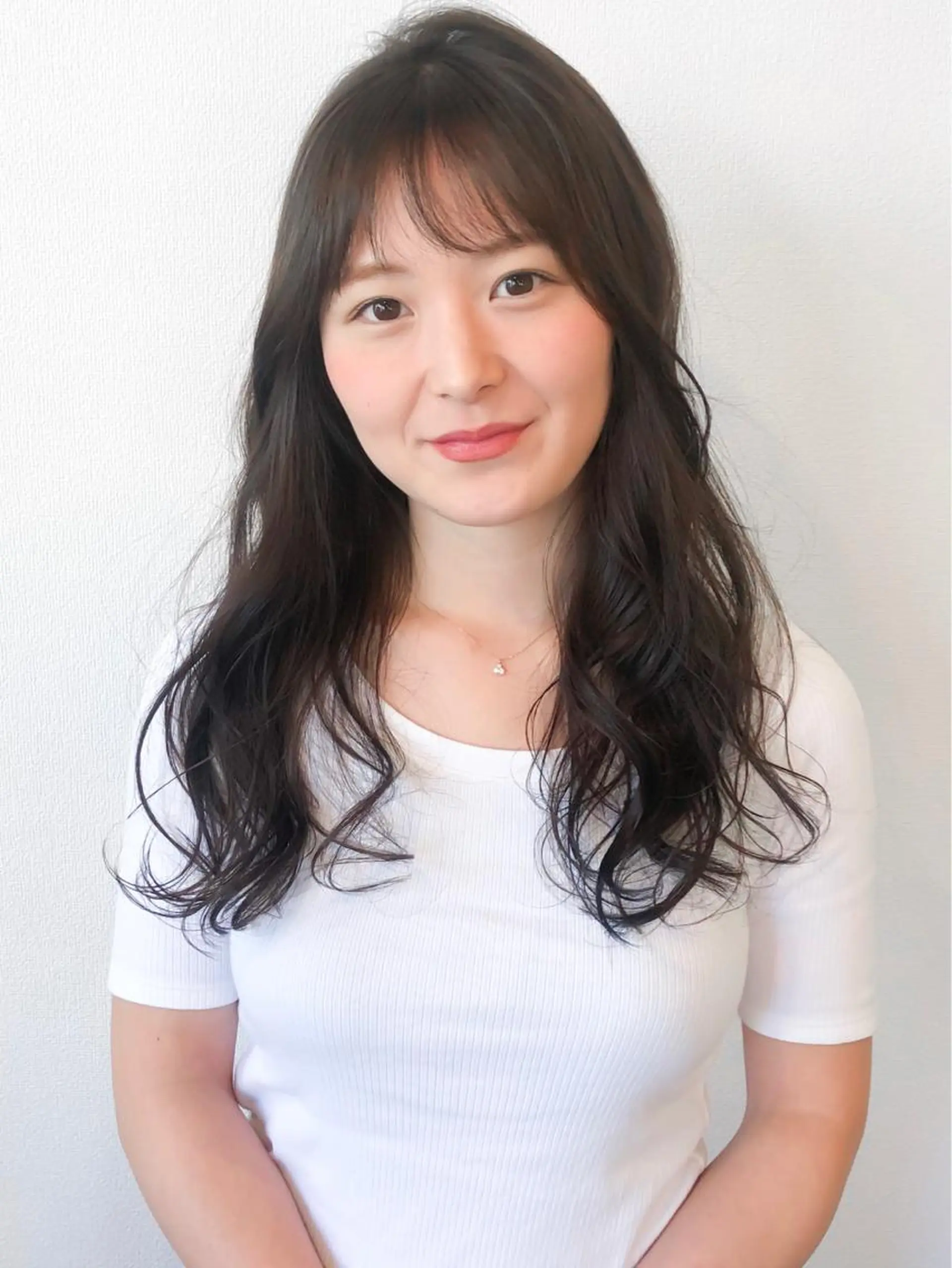 ロング カラー パーマ ダメージレスサロン✨ kayo🌱のヘアスタイル