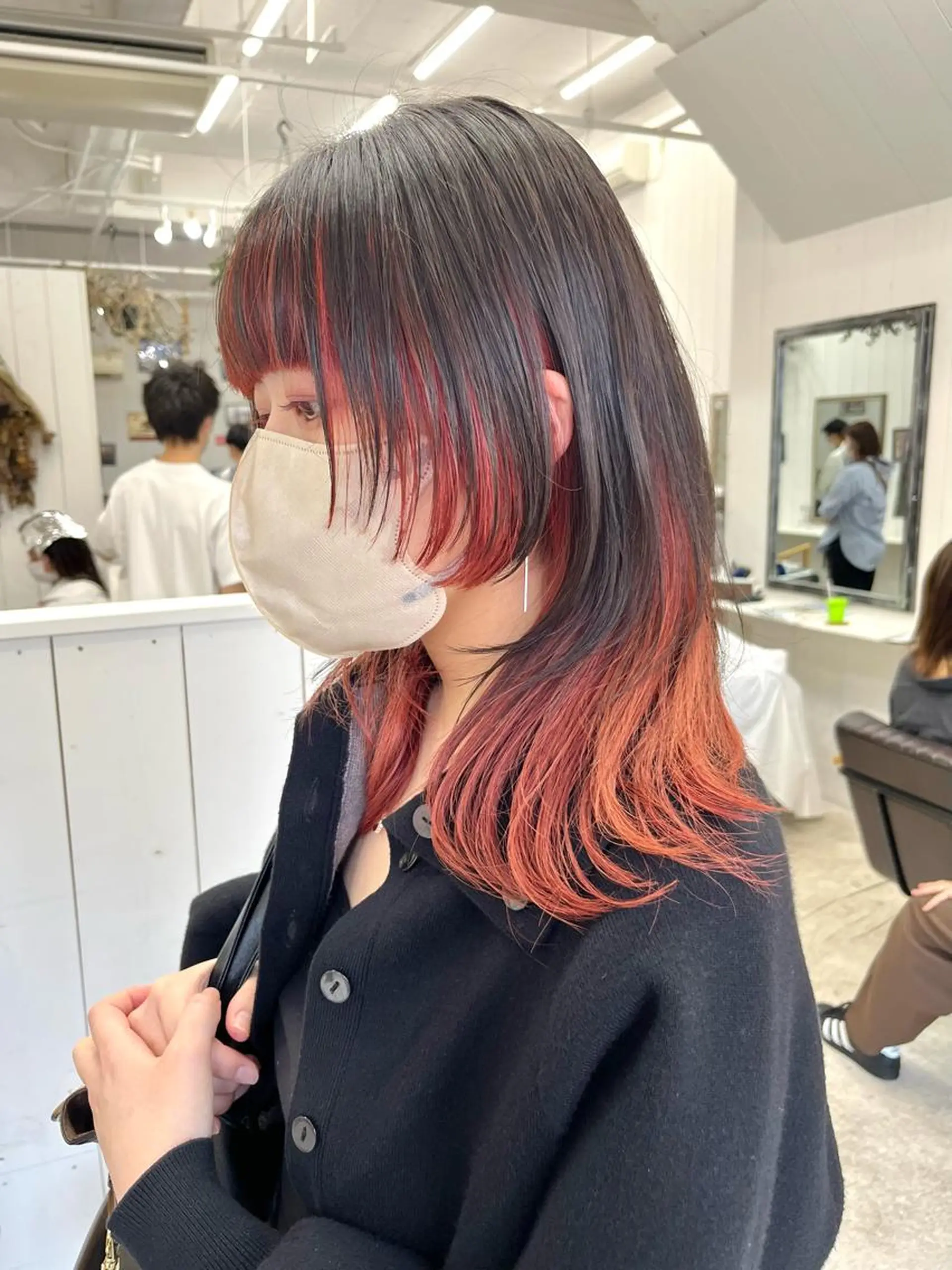 ロング ウルフカット レイヤーカット/艶髪 🌈高橋遥香🌈のヘアスタイル