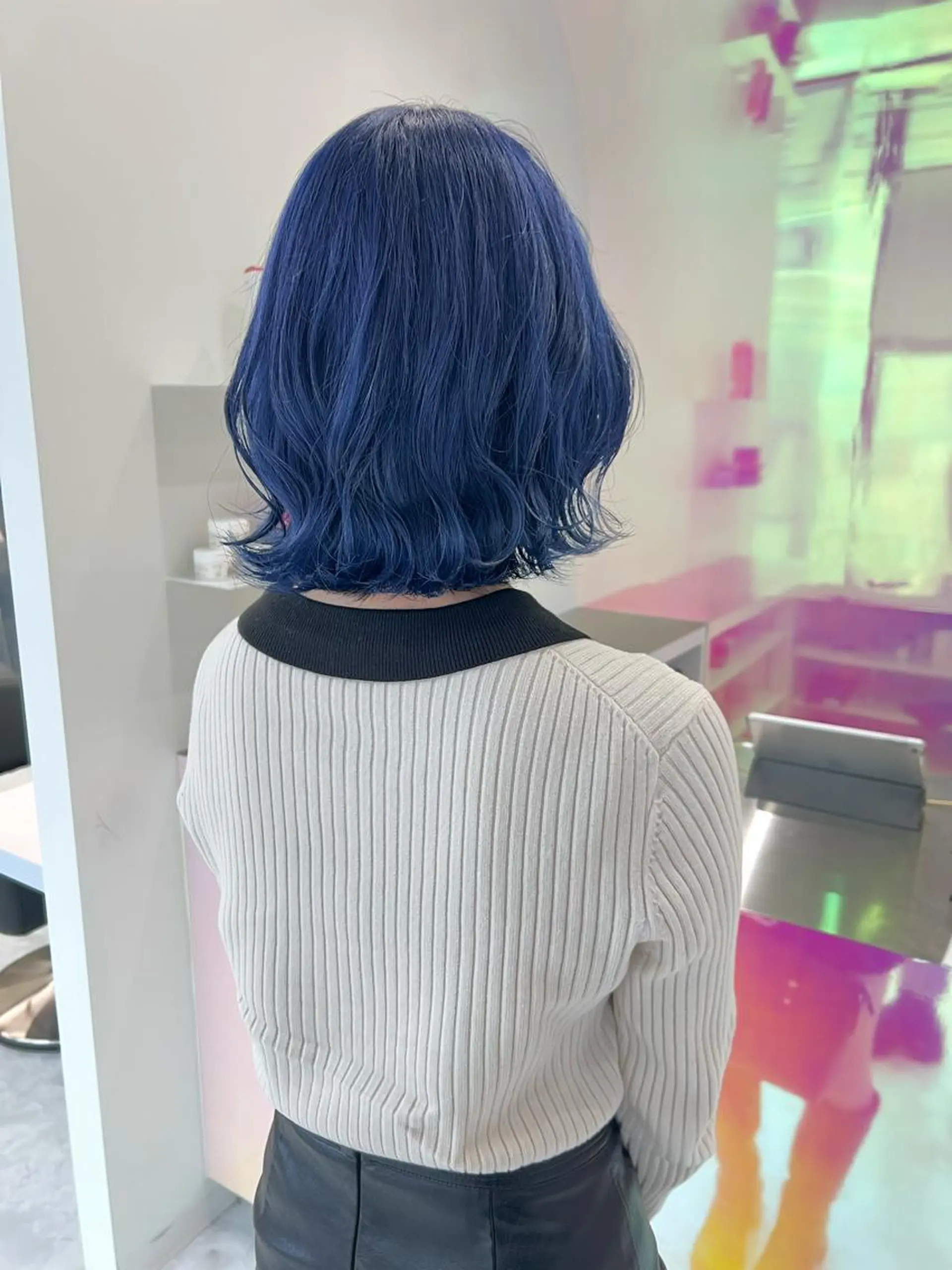 ミディアム レイヤー×透明感カラ ーHAYATOのヘアスタイル