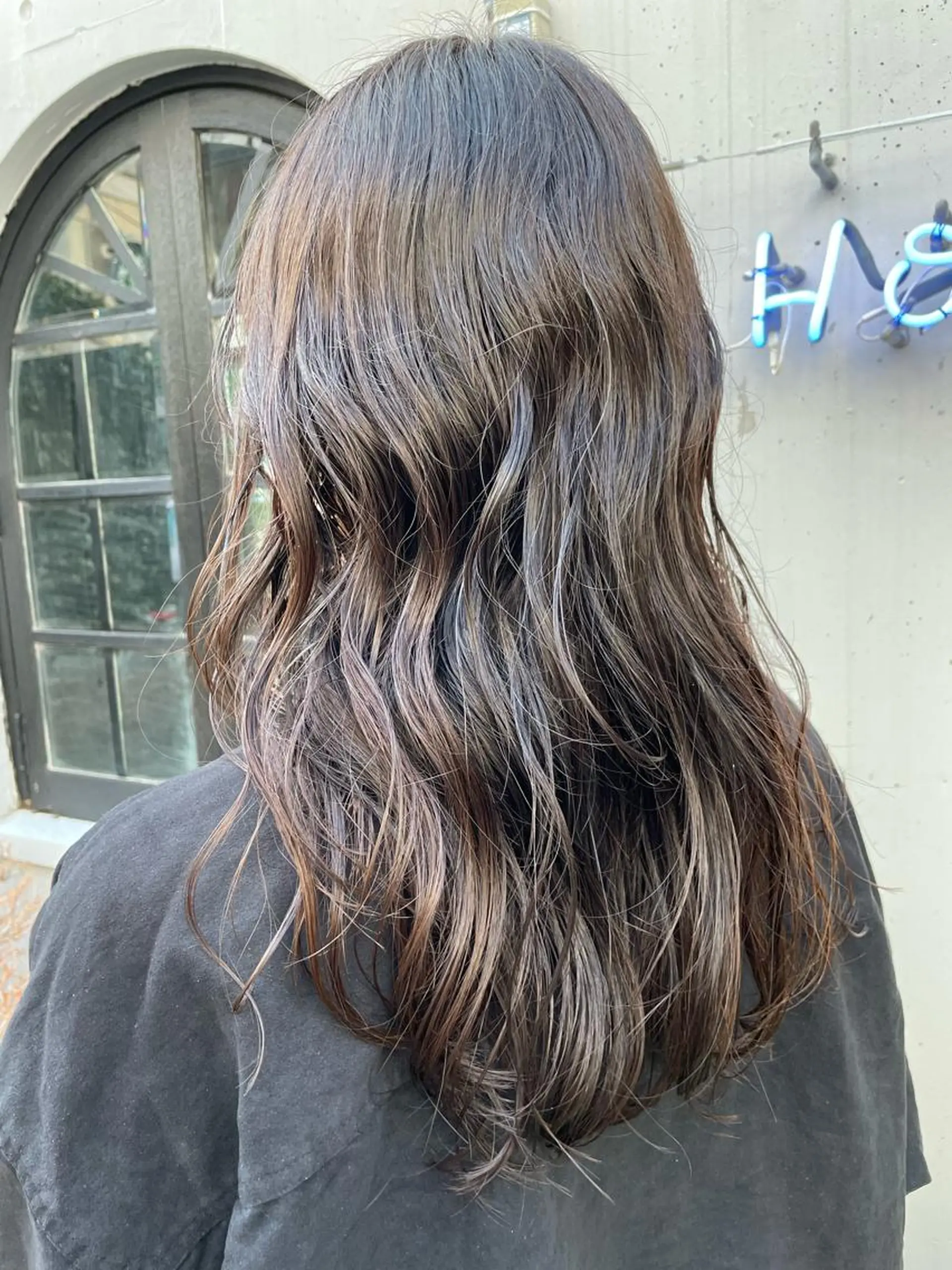 セミロング カラー hazuki 🌝のヘアスタイル
