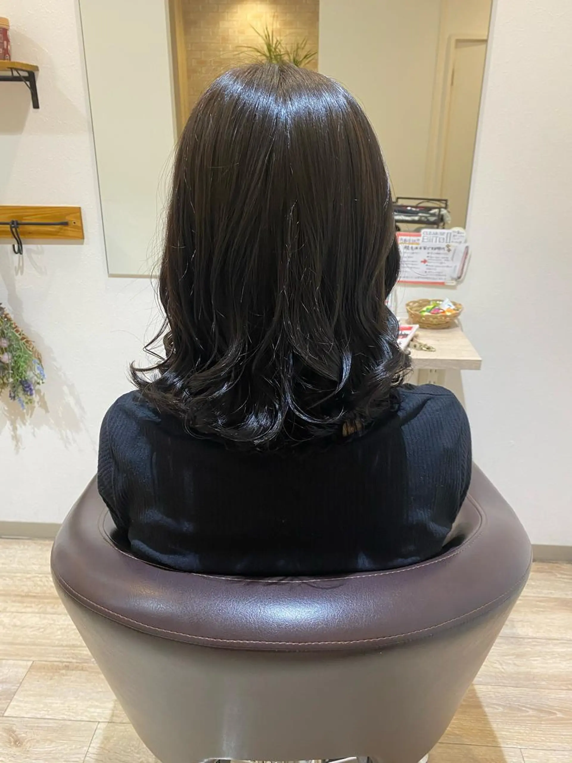 ミディアム カラー 濱田 みくのヘアスタイル