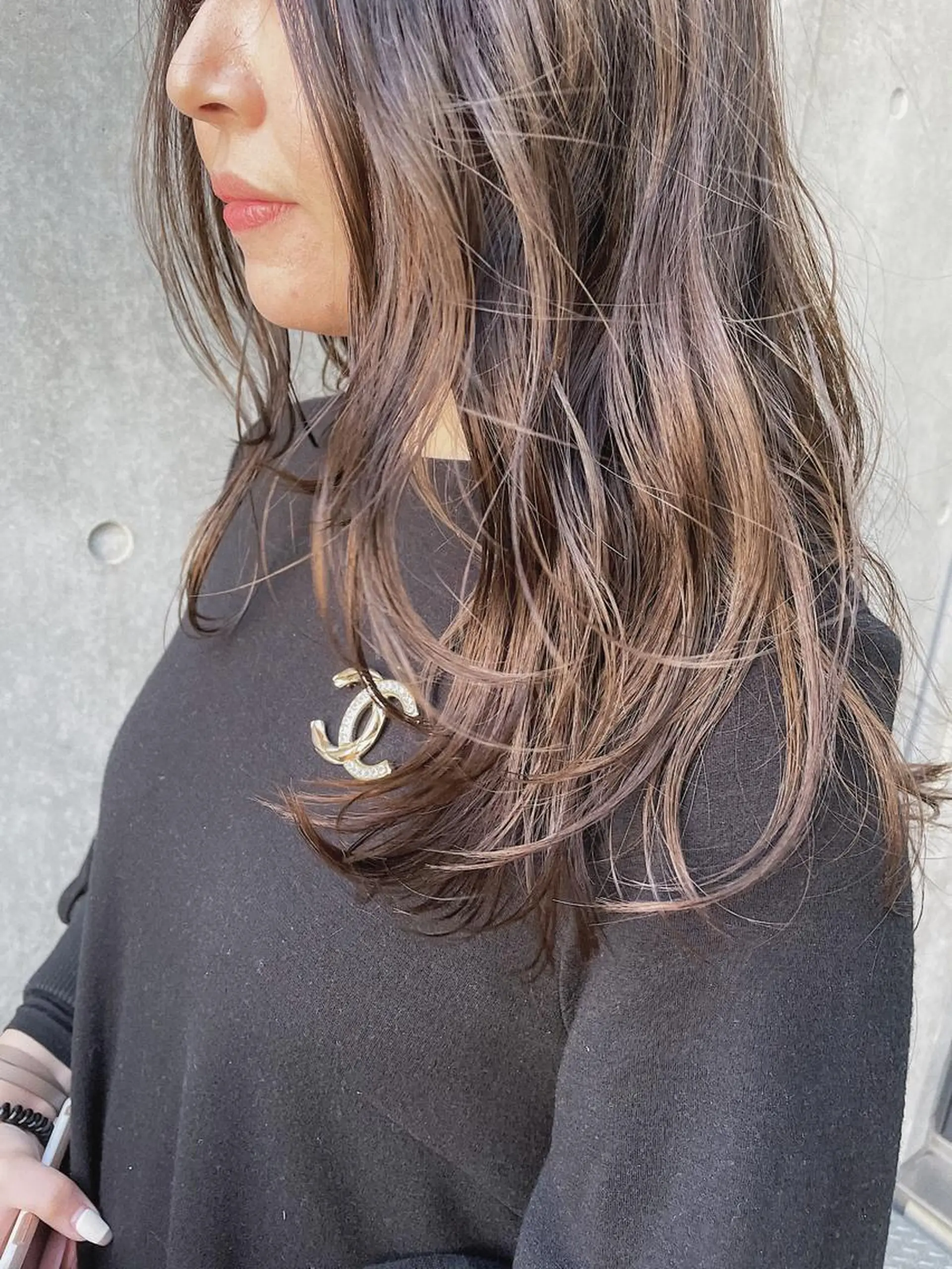 セミロング カラー パーマ レイヤーカット 【雰囲気ﾍｱ☺︎】 岩井隼人のヘアスタイル