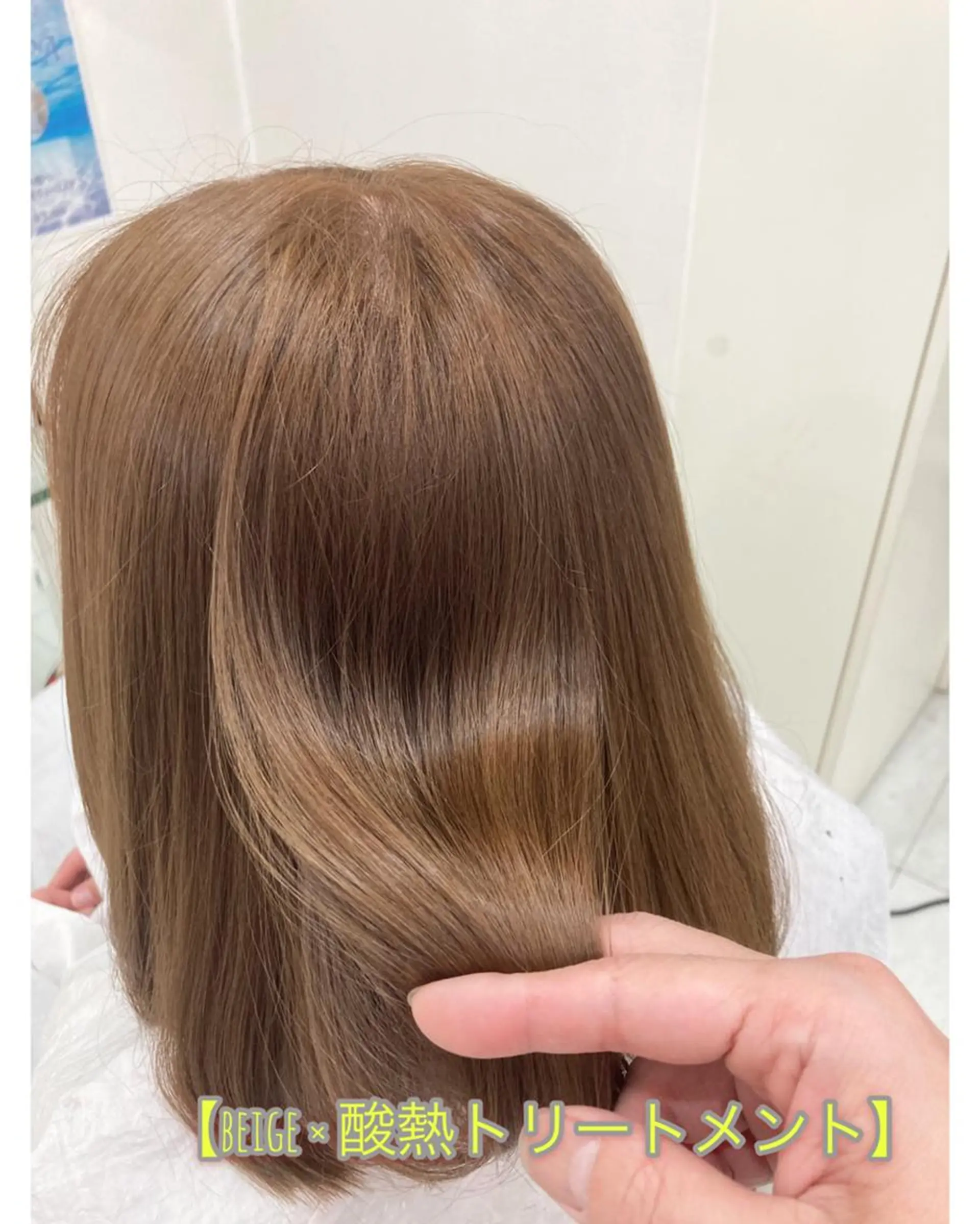 セミロング カラー トリートメント 酸熱トリートメント 💐リラジュネス💐 美髪Salon💫のヘアスタイル