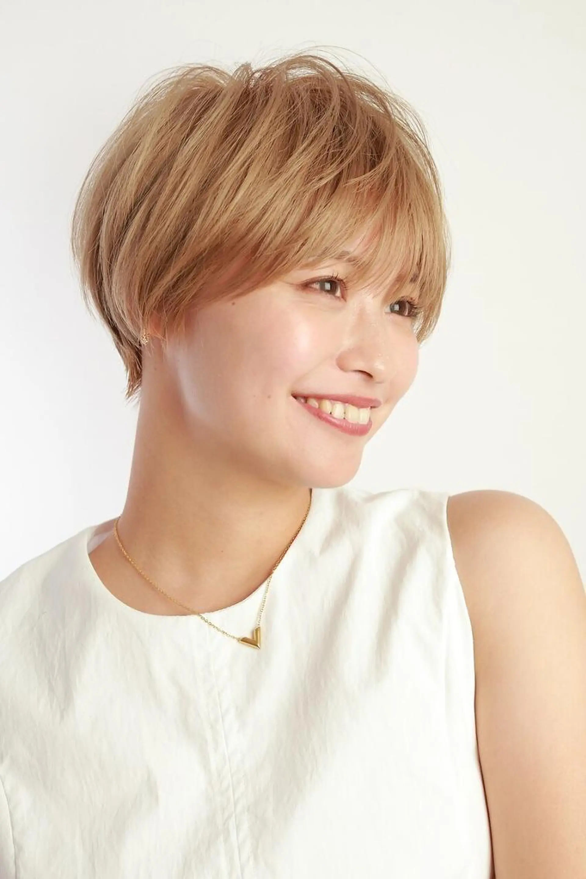 ショート 韓国風ヘア レイヤーカット ショートヘア .5 by soleil 小松店のヘアスタイル