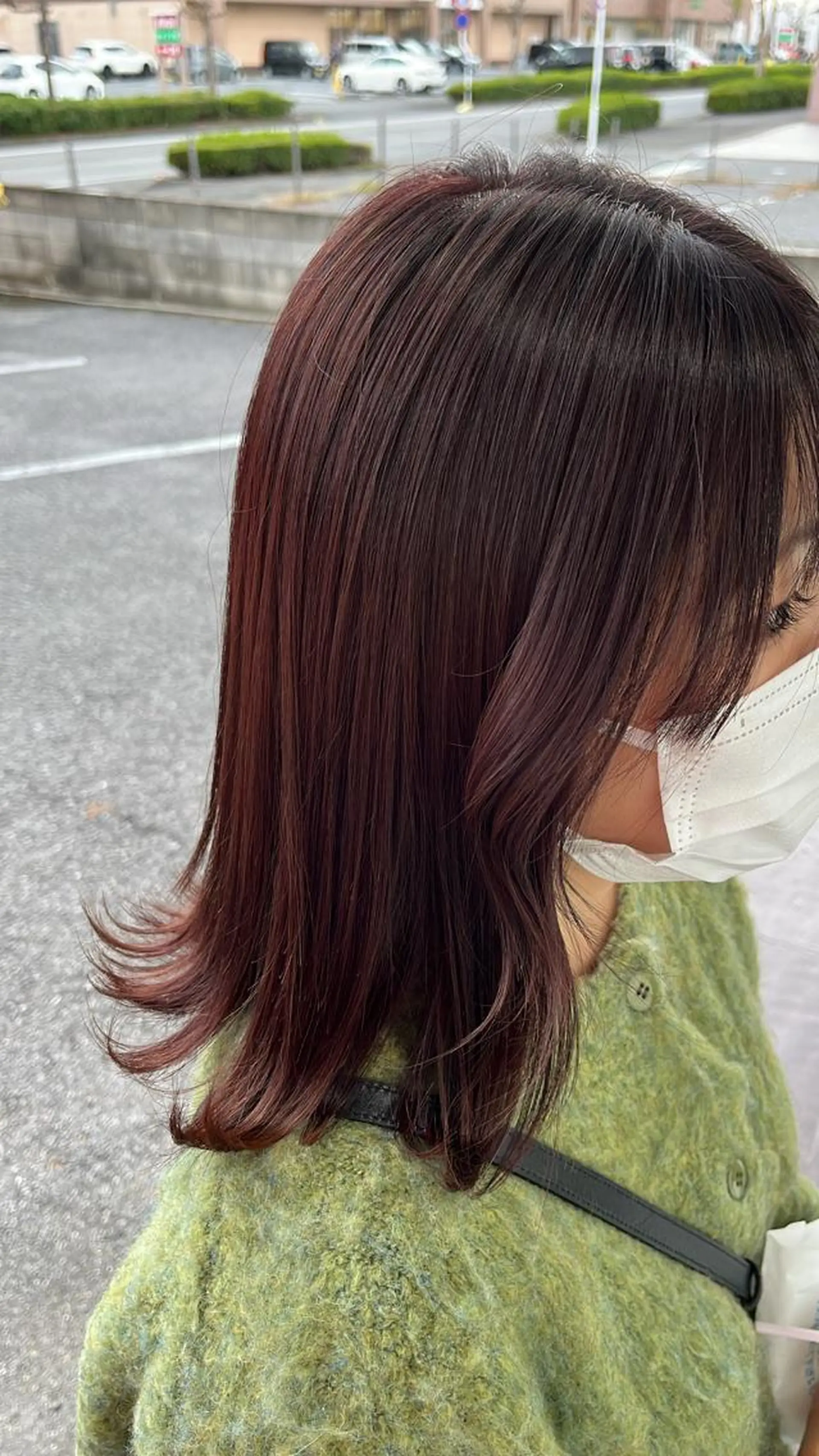 カラー ヘアカラー 下山 萌華のヘアスタイル