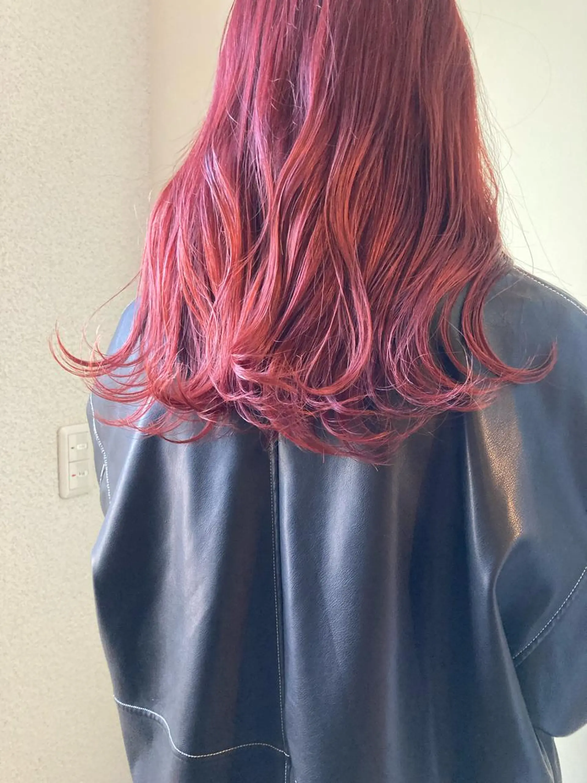 ロング カラー ピンクカラー ローズカラー カット ヘアカラー トリートメント 小木曽智美 /ボブ/ショートのヘアスタイル