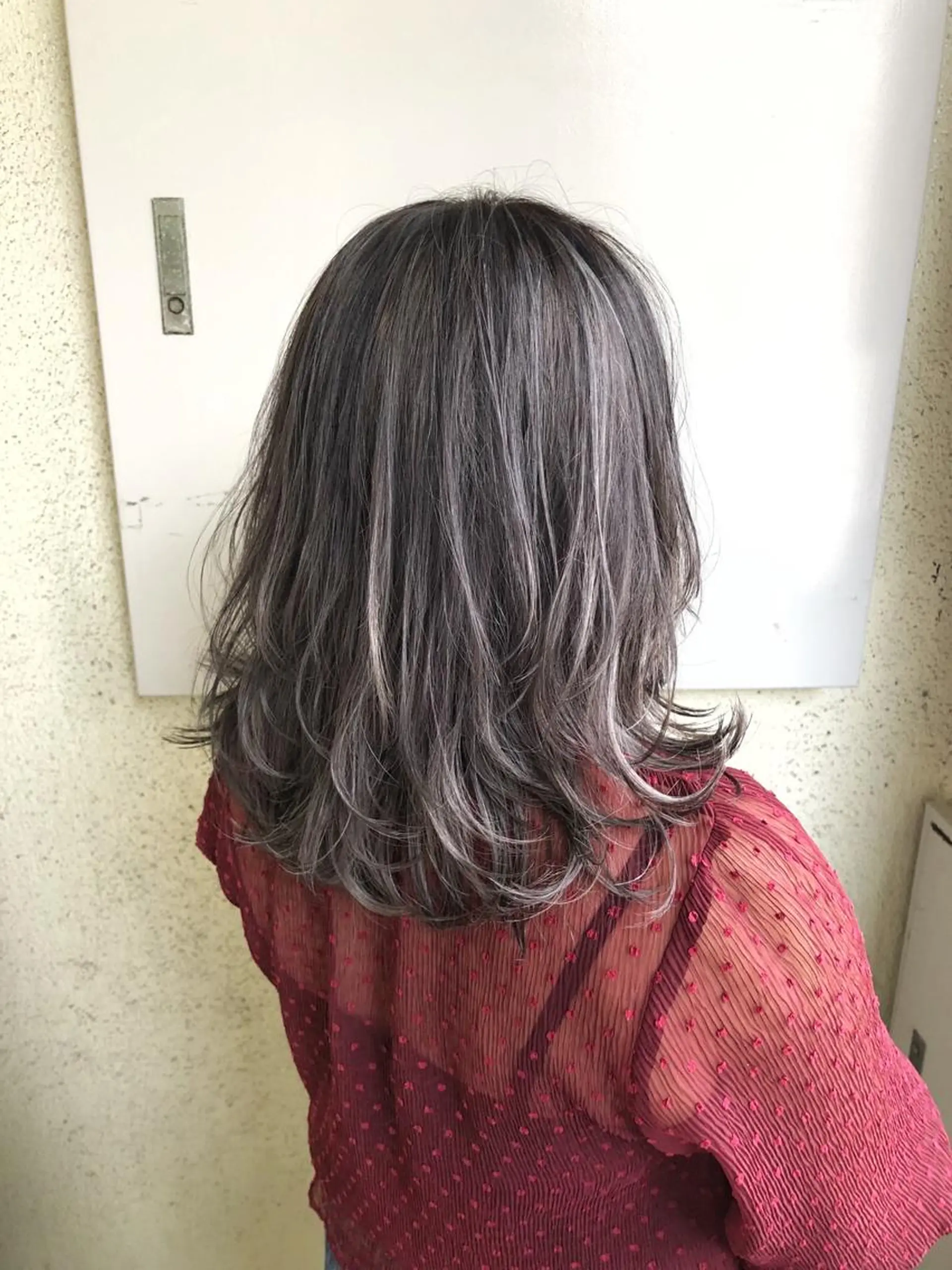 ミディアム カラー ハイライトカラー ラベンダーカラー ラベンダーグレー 3Dハイライト ハイライト 【 DIPTH 】 代表コウキ🥇のヘアスタイル