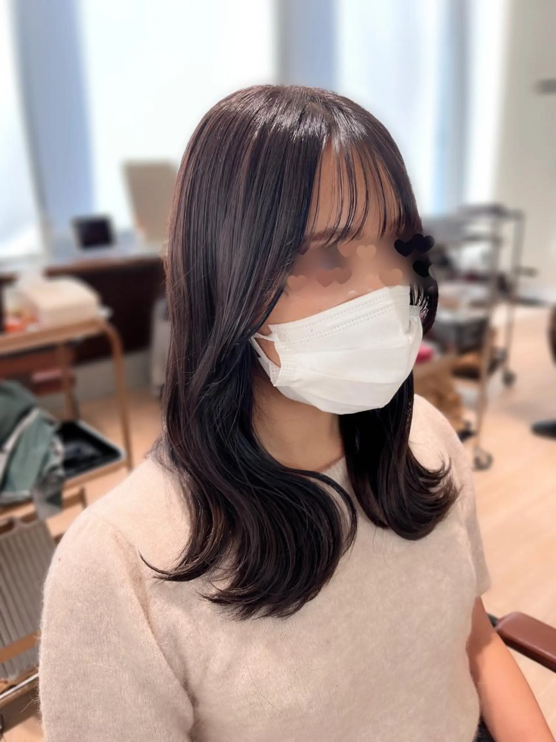 ロング 赤羽今日子/レイヤー /盛れる顔まわりのヘアスタイル