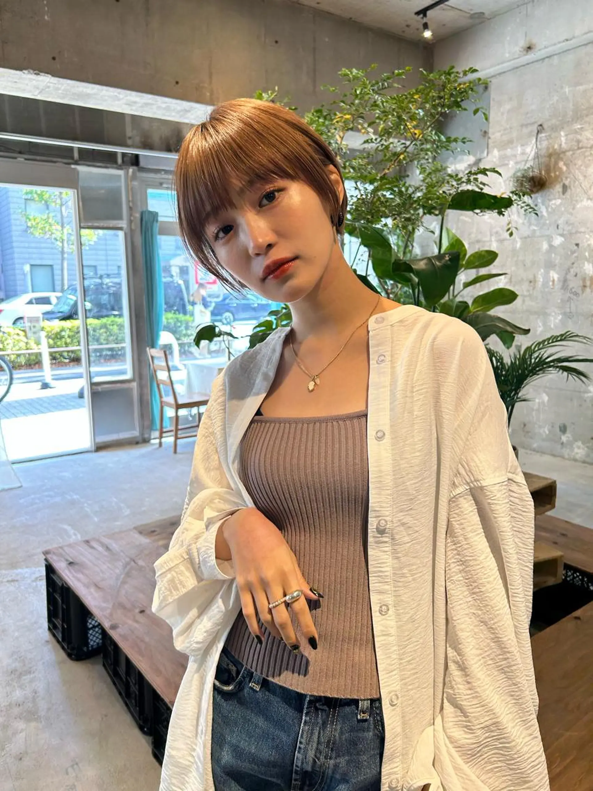 ショート カラー 一ノ瀬 暁のヘアスタイル